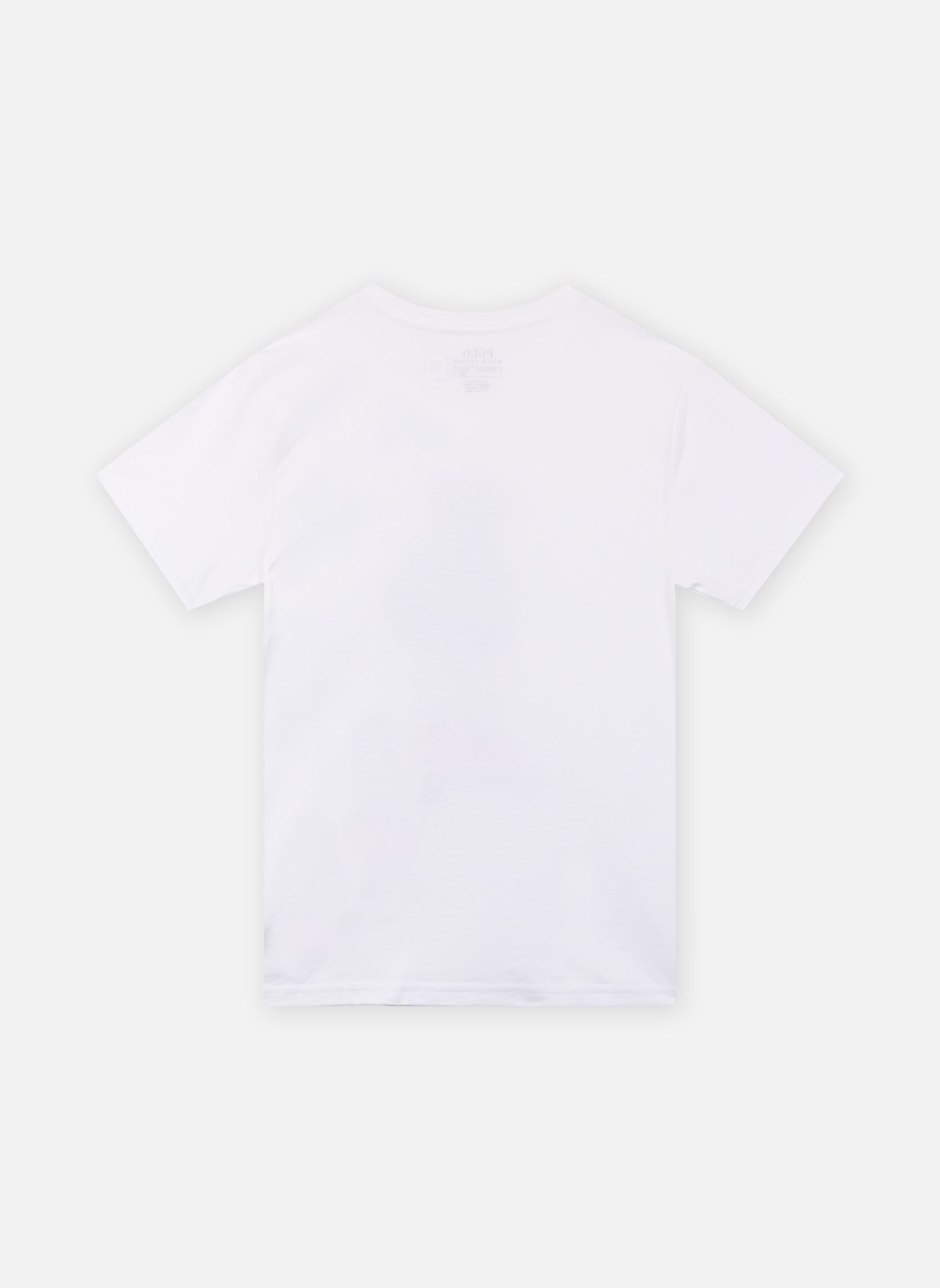 T-shirts T-shirt Polo Bear jersey de coton jongens wit Polo Ralph Lauren T-shirts T-shirt Polo Bear jersey de coton jongens wit SP24 CLB55 BEAR WHITE