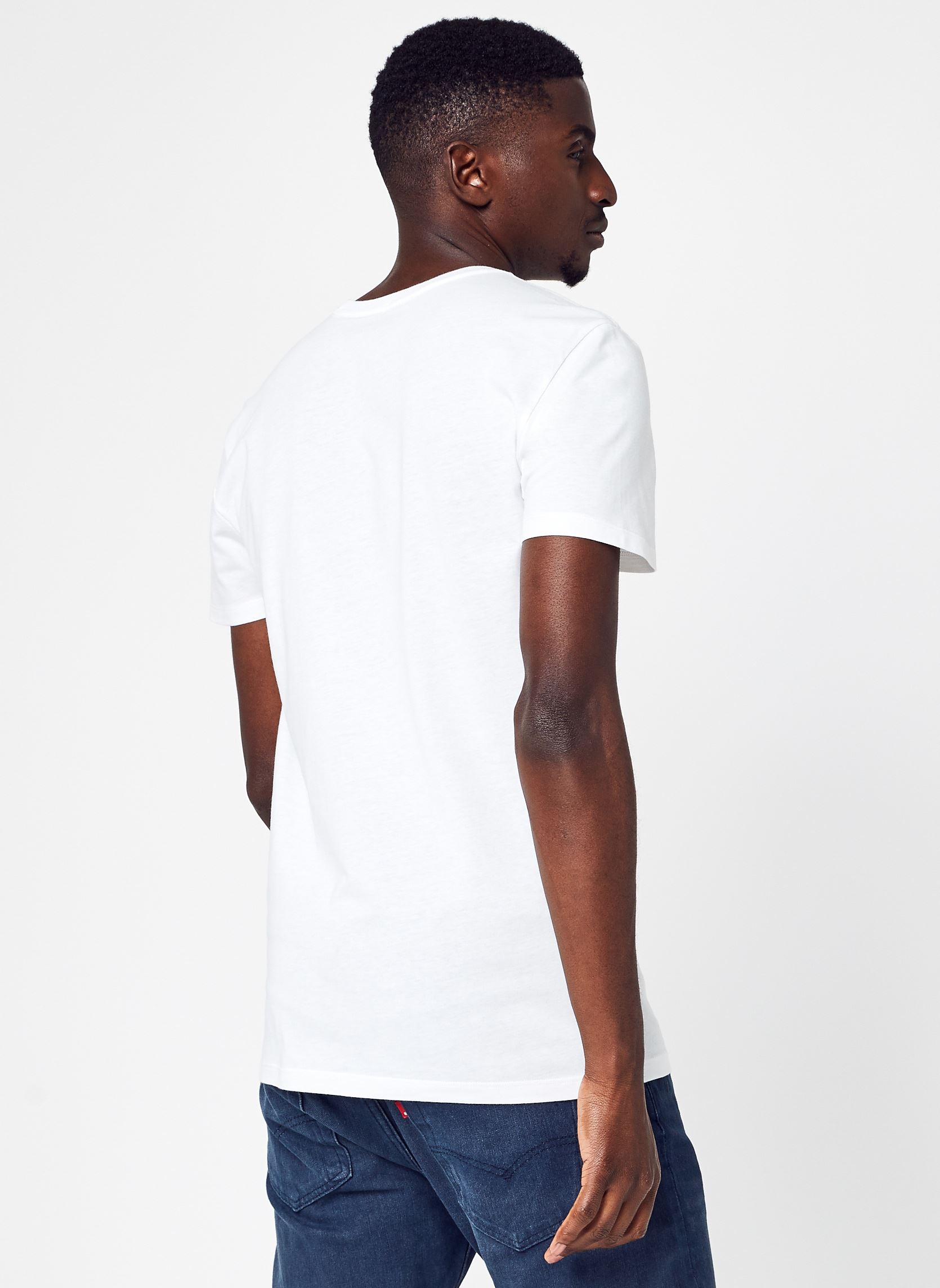 Maillots de corps Lot de 3 maillots cintrés à col rond homme multicolore Polo Ralph Lauren Maillots de corps Lot de 3 maillots cintrés à col rond homme multicolore 3PK WHITE/BLACK/ANDOVER HTHR