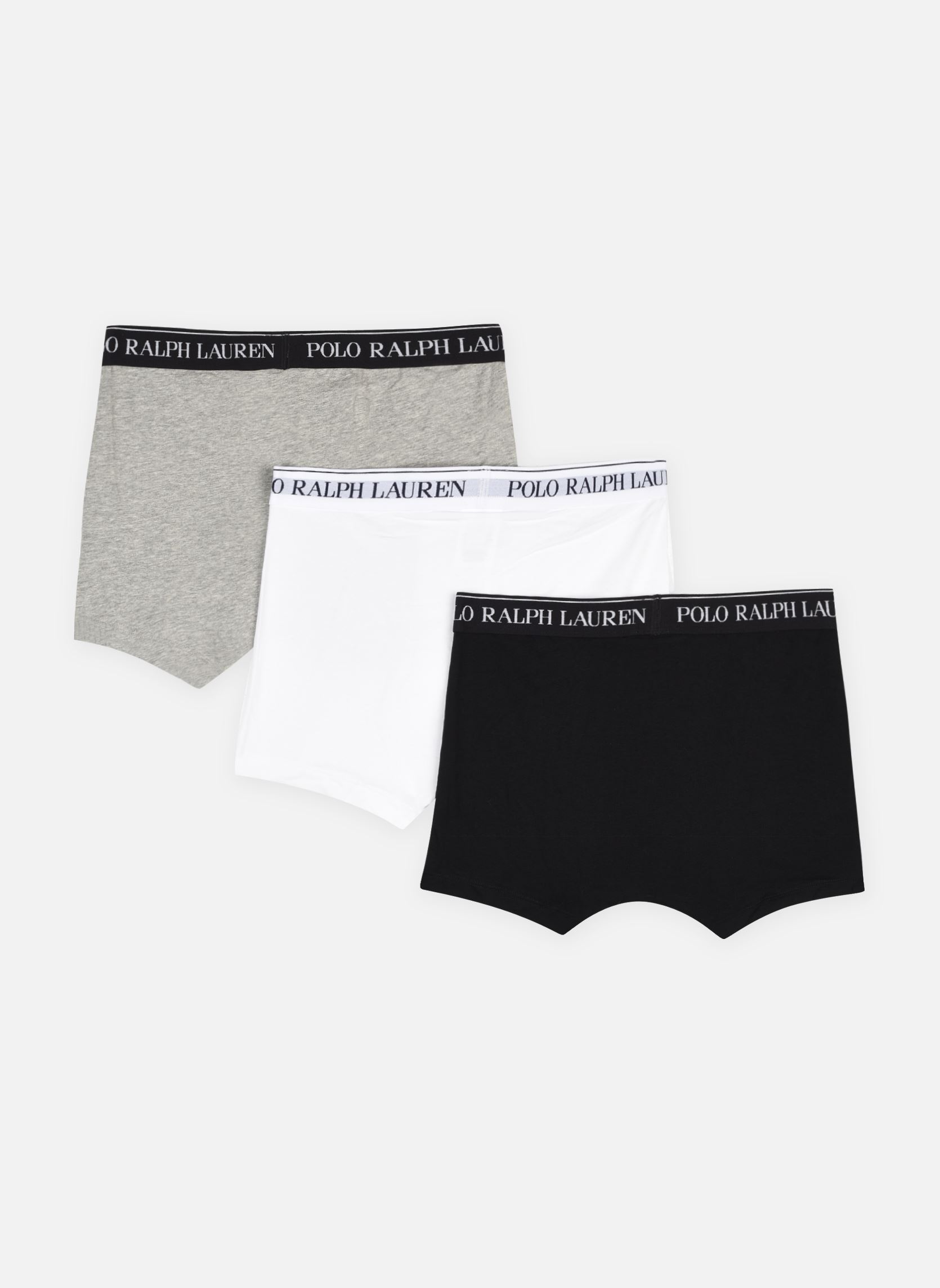 Hosen Lot de 3 slips-boxers en coton stretch herren weiß Polo Ralph Lauren Hosen Lot de 3 slips-boxers en coton stretch herren weiß 3PK WHITE/POLO BLK/ANDOVER HTR