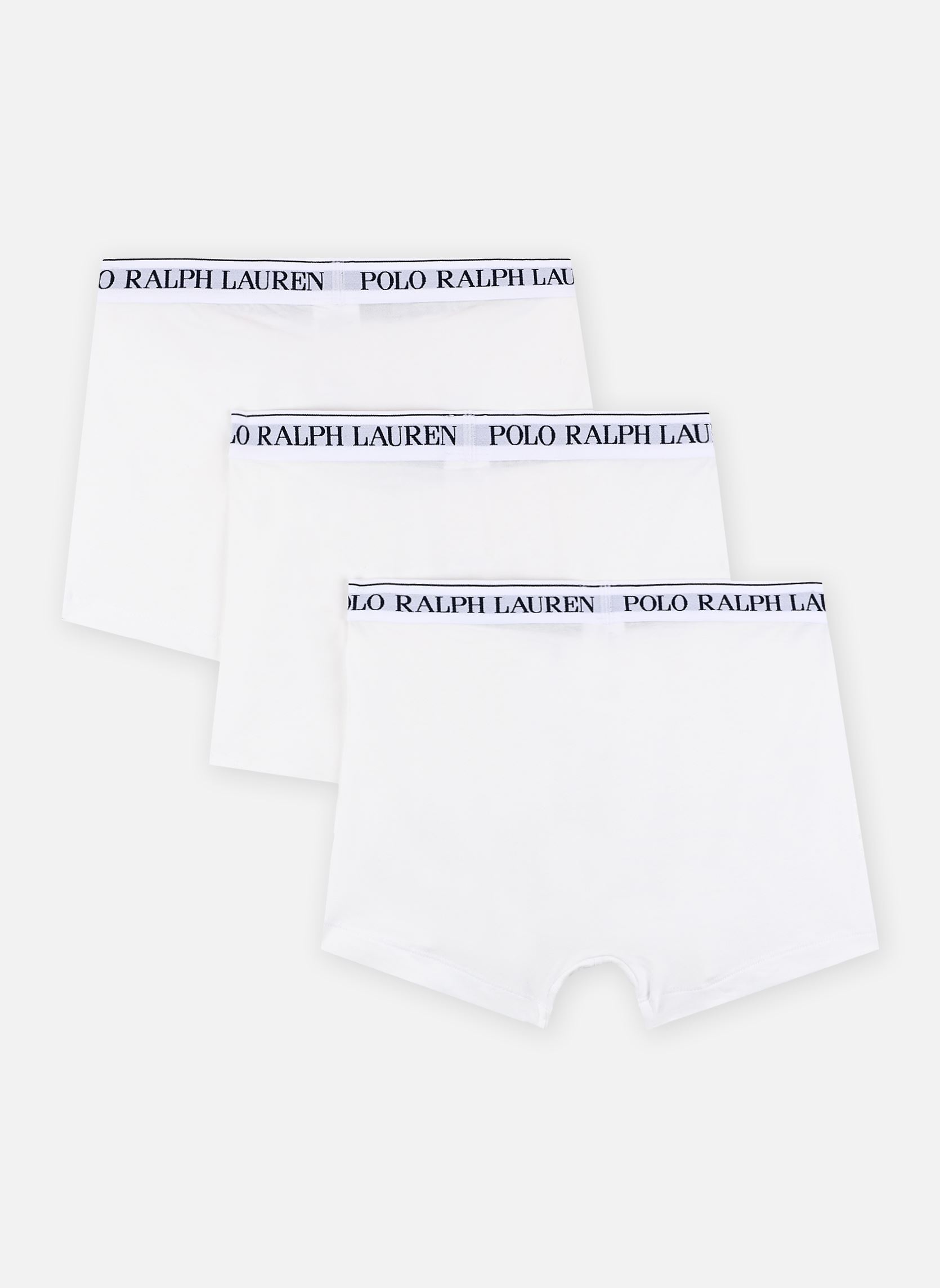 Pantalons Lot de 3 slips-boxers en coton stretch homme blanc Polo Ralph Lauren Pantalons Lot de 3 slips-boxers en coton stretch homme blanc 3PK WHITE/WHITE/WHITE
