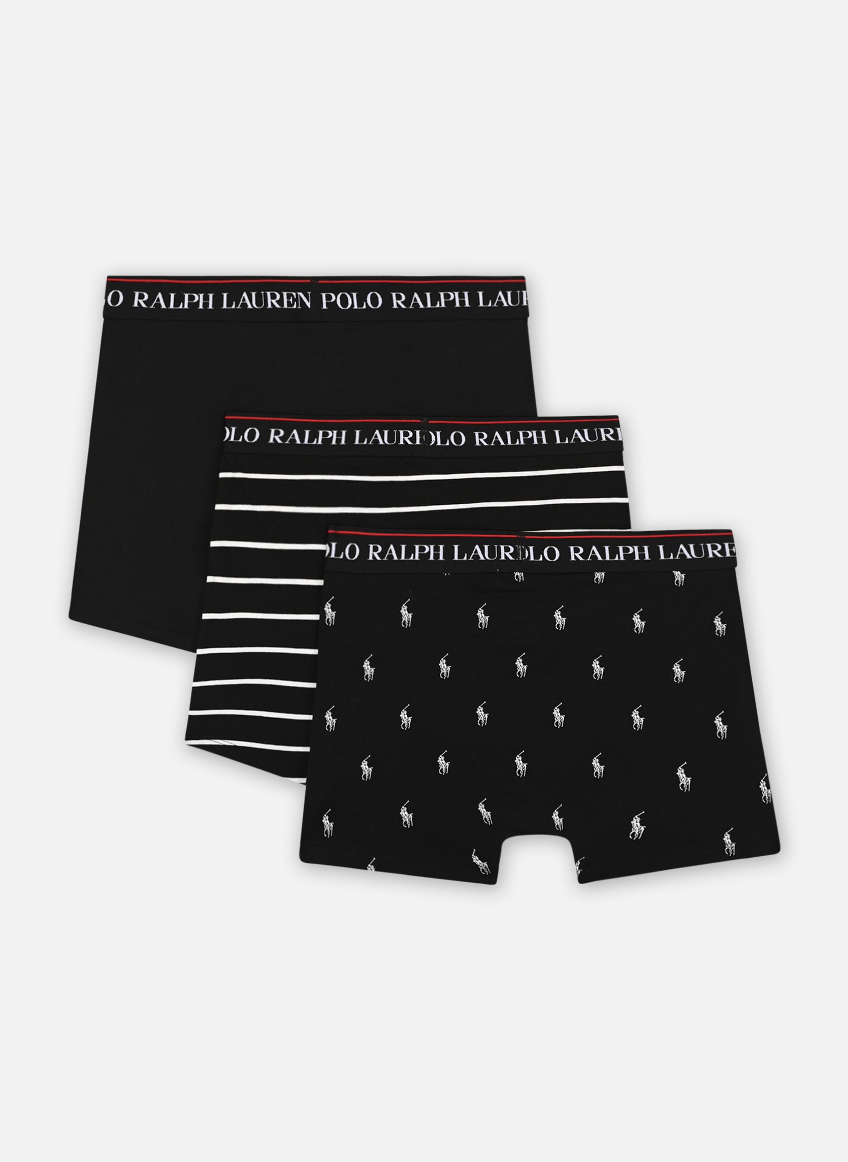 Hosen 3 slips-boxers classiques coton stretch herren schwarz Polo Ralph Lauren Hosen 3 slips-boxers classiques coton stretch herren schwarz 3PK BLKBLK WHT STRPBLK AOPP