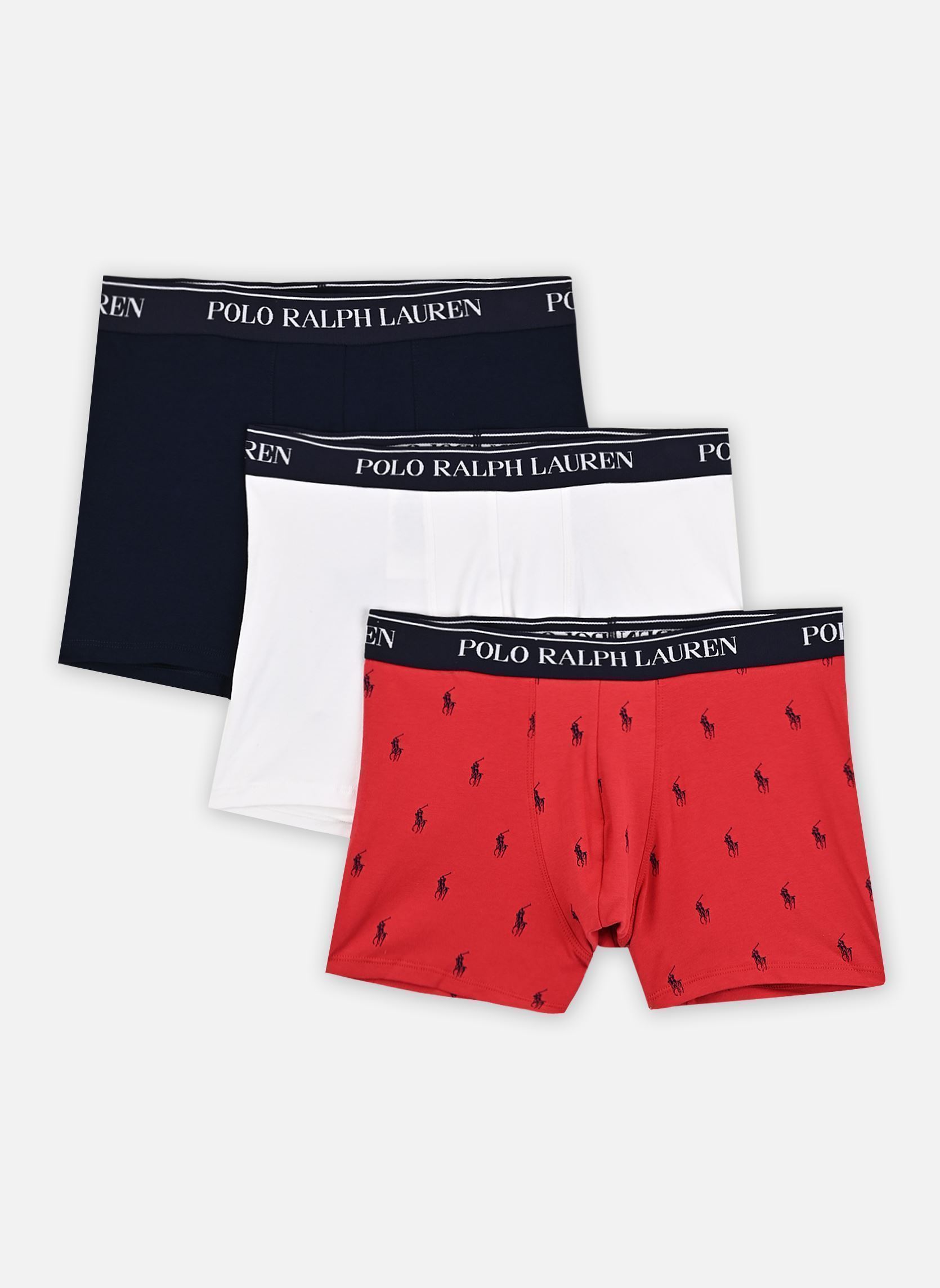 Vêtements Polo Ralph Lauren 3 slips-boxers classiques coton stretch 714830299 pour Homme