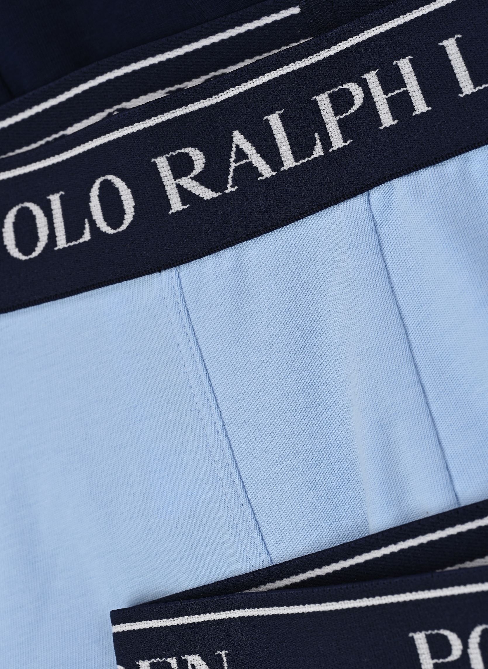 Pantalons 3 slips-boxers classiques coton stretch homme multicolore Polo Ralph Lauren Pantalons 3 slips-boxers classiques coton stretch homme multicolore 3PK PAPER WHT/OFFICE BLUE/NAVY