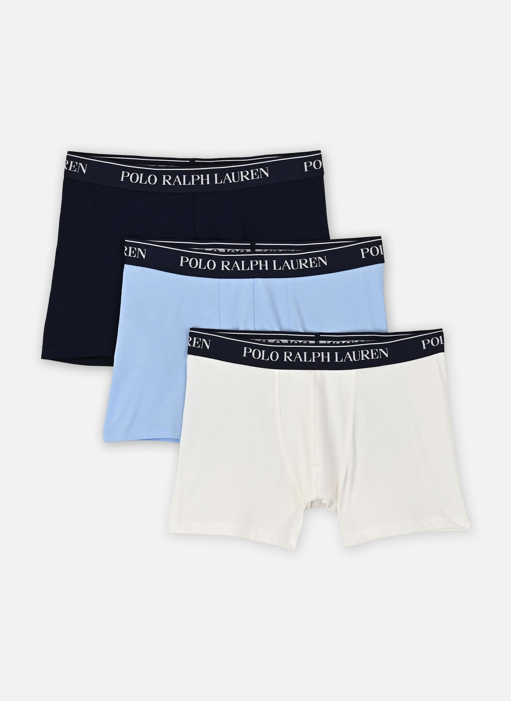 Vêtements Polo Ralph Lauren 3 slips boxers classiques coton stretch pour Homme