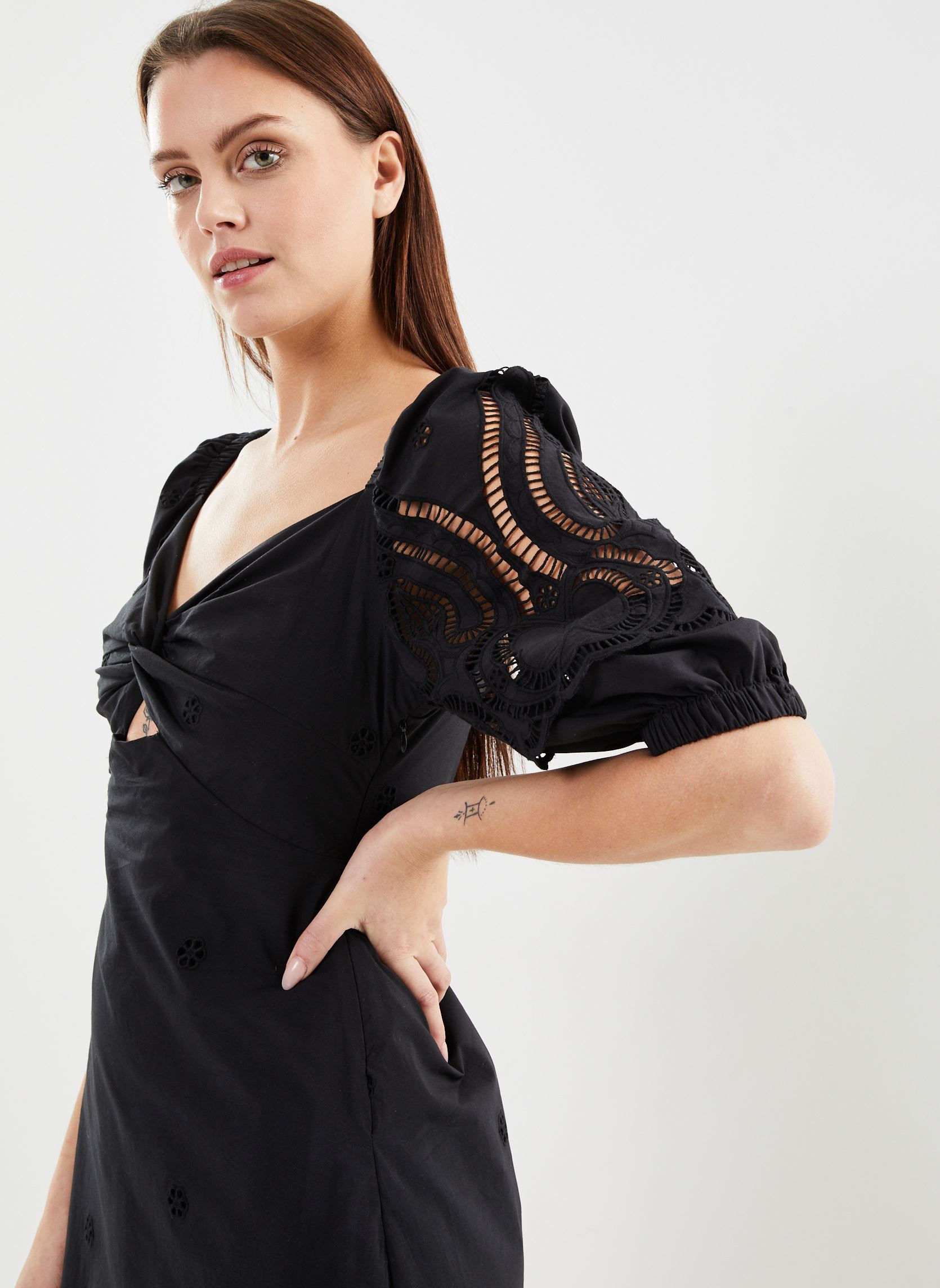 Robes Craft femme noir Suncoo Robes Craft femme noir Noir