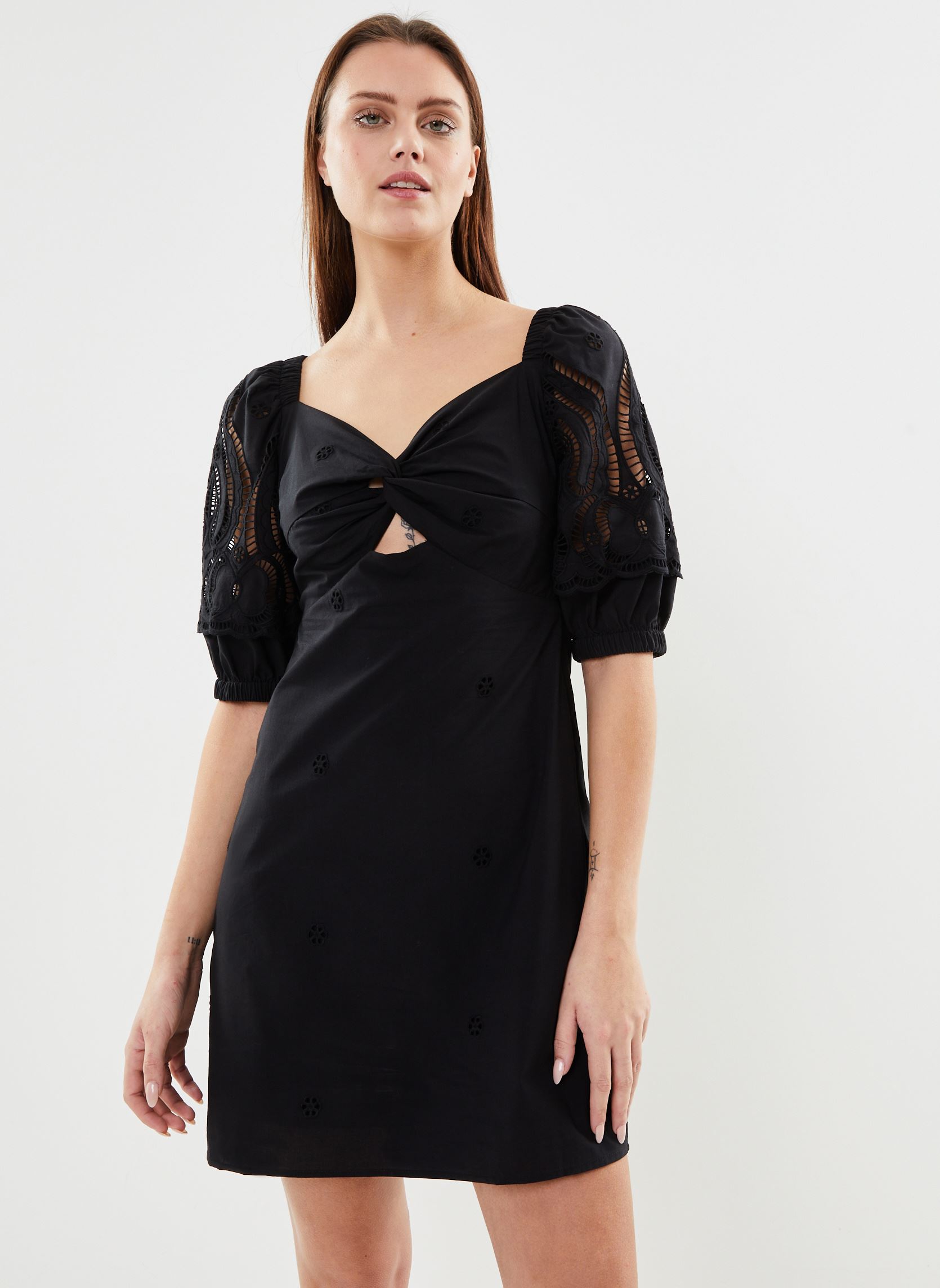 Robes Craft femme noir Suncoo Robes Craft femme noir Noir