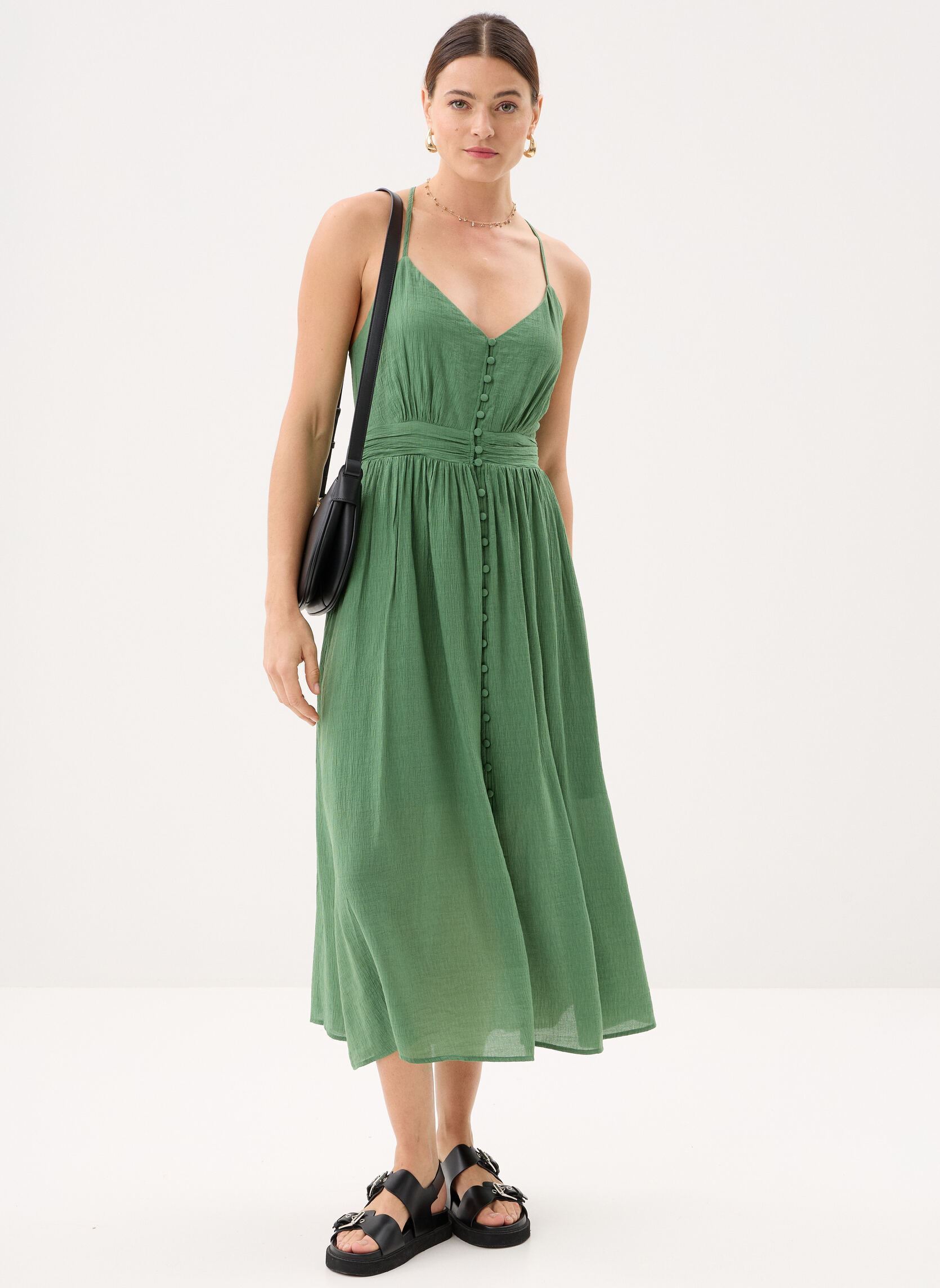 Robes Crest femme vert Suncoo Robes Crest femme vert Vert