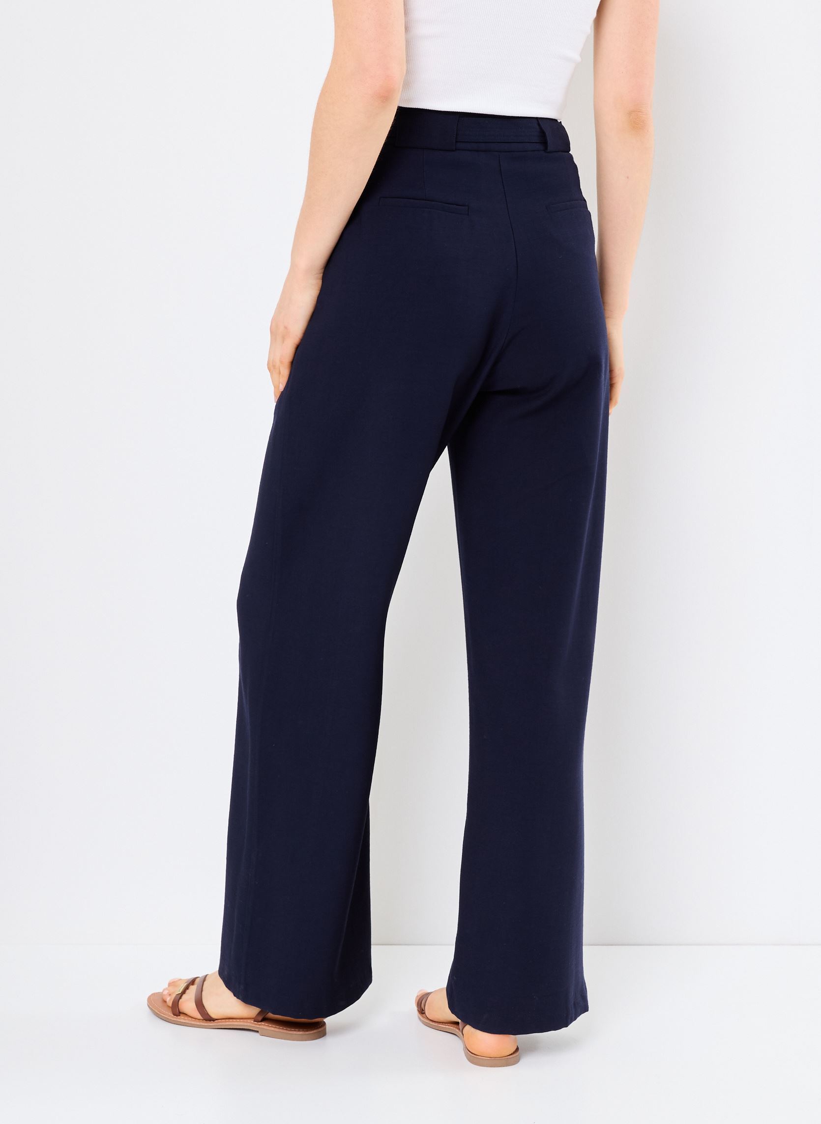 Pantalons larges John femme bleu Suncoo Pantalons larges John femme bleu BLEU NUIT