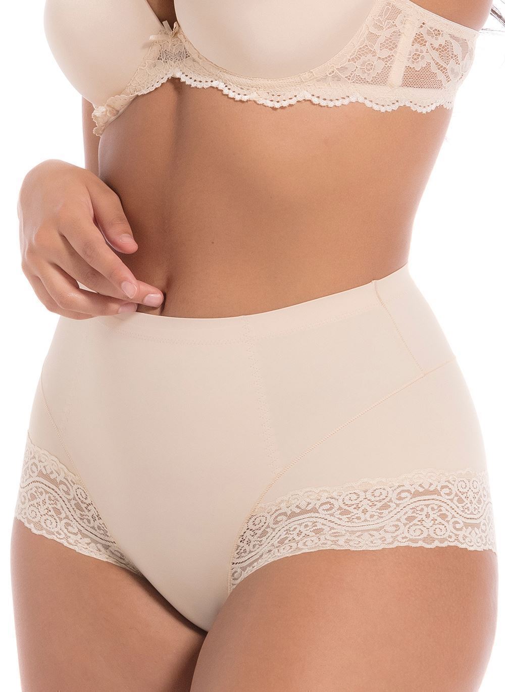 Tanktops und Bodys Tummy Squeezer Lace damen beige MAGIC Bodyfashion Tanktops und Bodys Tummy Squeezer Lace damen beige Latte