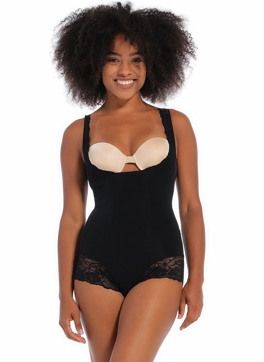 Caracos et Maillots de corps Super Control Body femme noir MAGIC Bodyfashion Caracos et Maillots de corps Super Control Body femme noir Black