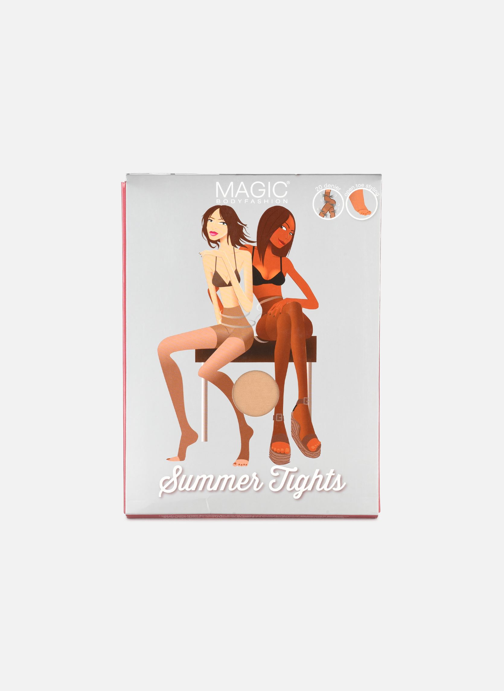 Medias transparentes Summer Tights - 20 Deniers - Collant mujer beige MAGIC Bodyfashion Medias transparentes Summer Tights - 20 Deniers - Collant mujer beige 305 - Sunkissed