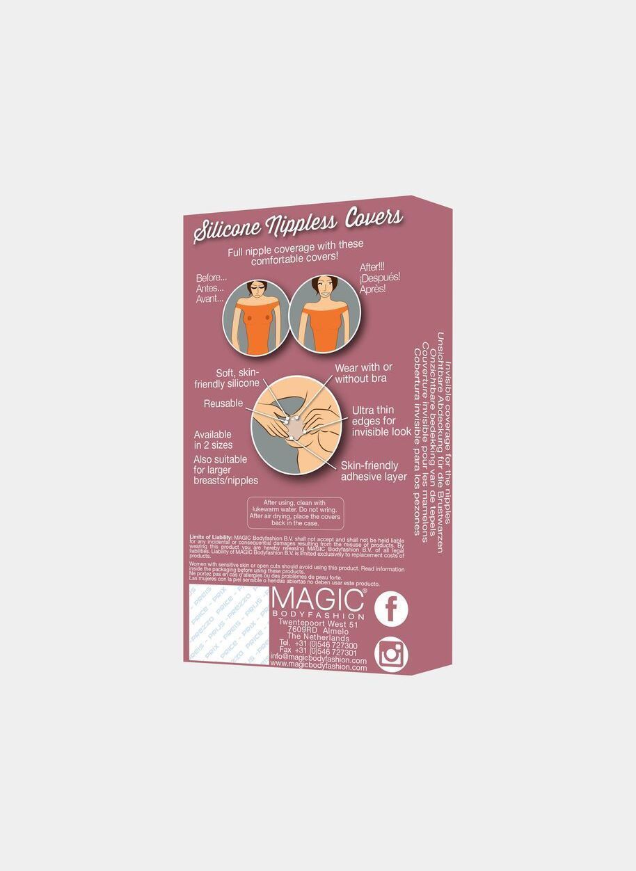 Tanktops en Bodysuits Silicone Nippless Covers - Cache-tétons dames beige MAGIC Bodyfashion Tanktops en Bodysuits Silicone Nippless Covers - Cache-tétons dames beige 1122 - LATTE