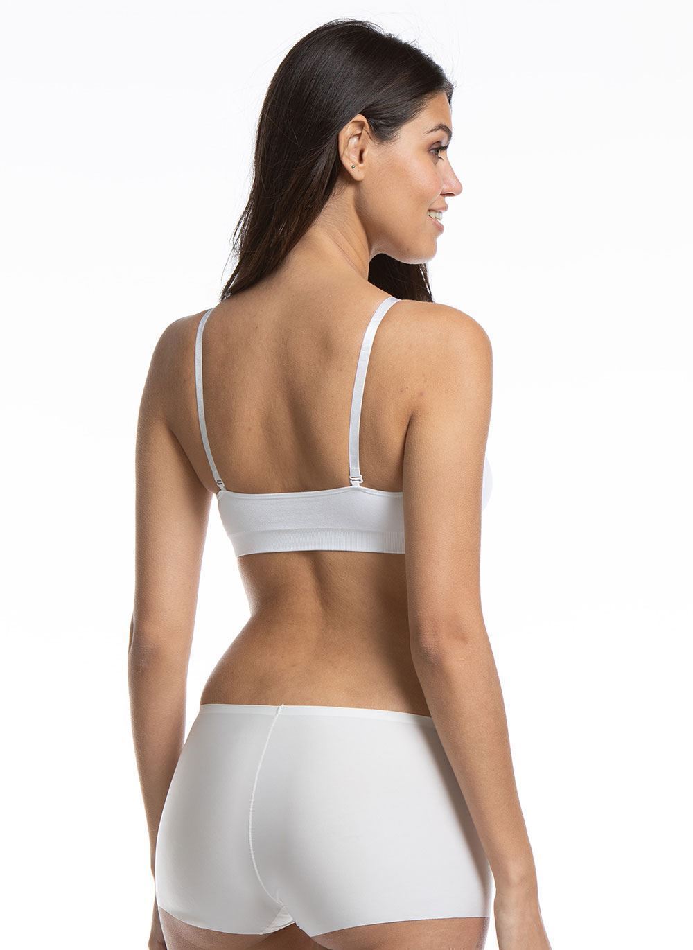 Bustiers Comfort Bra With Spaghetti Straps - Bras damen weiß MAGIC Bodyfashion Bustiers Comfort Bra With Spaghetti Straps - Bras damen weiß WHITE