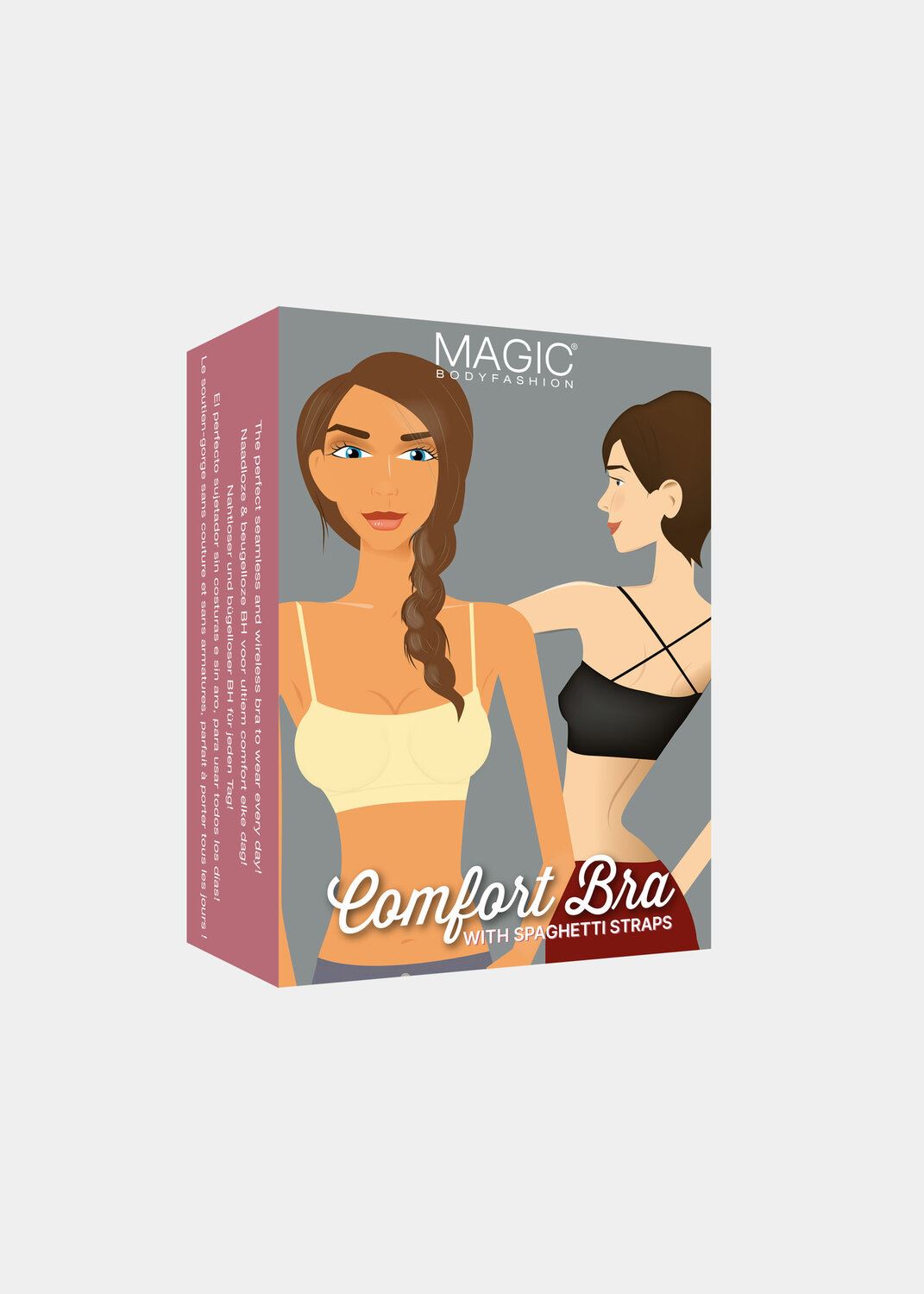 Bustiers Comfort Bra With Spaghetti Straps - Bras damen braun MAGIC Bodyfashion Bustiers Comfort Bra With Spaghetti Straps - Bras damen braun MACCHIATO