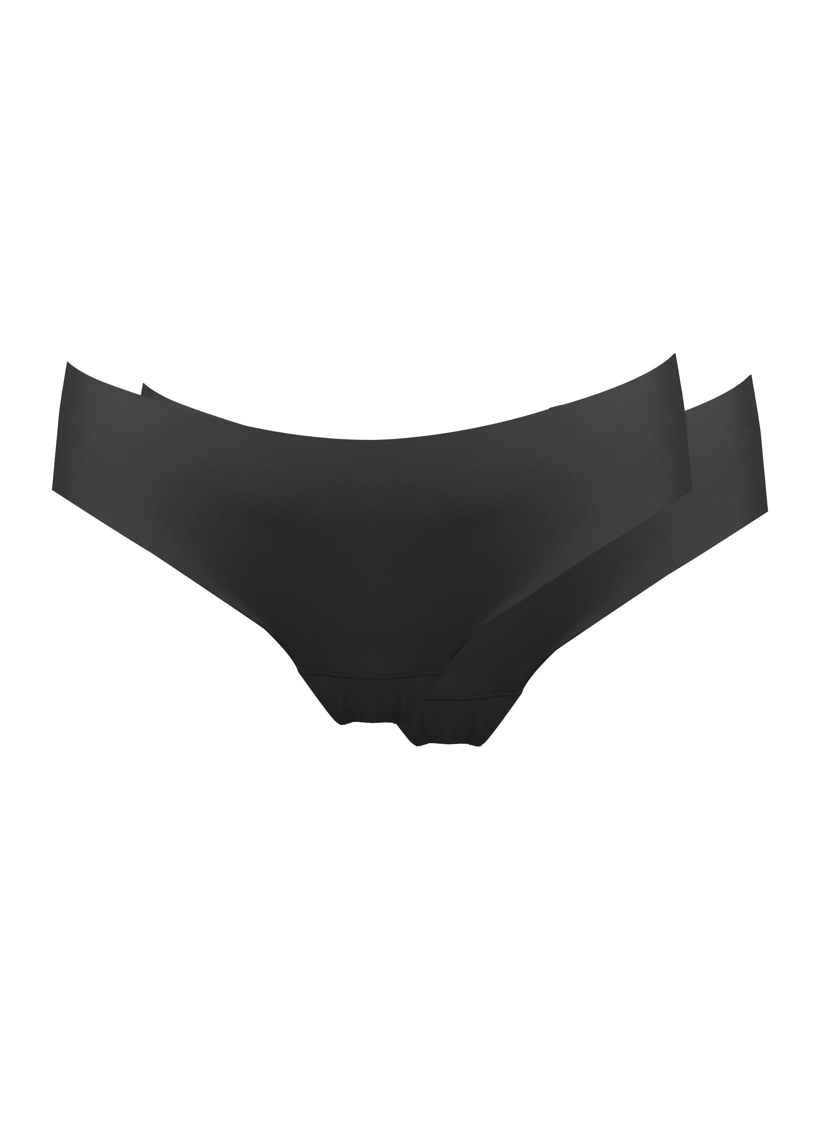 Culottes Dream Invisibles Thong (2-Pack) femme noir MAGIC Bodyfashion Culottes Dream Invisibles Thong (2-Pack) femme noir Black