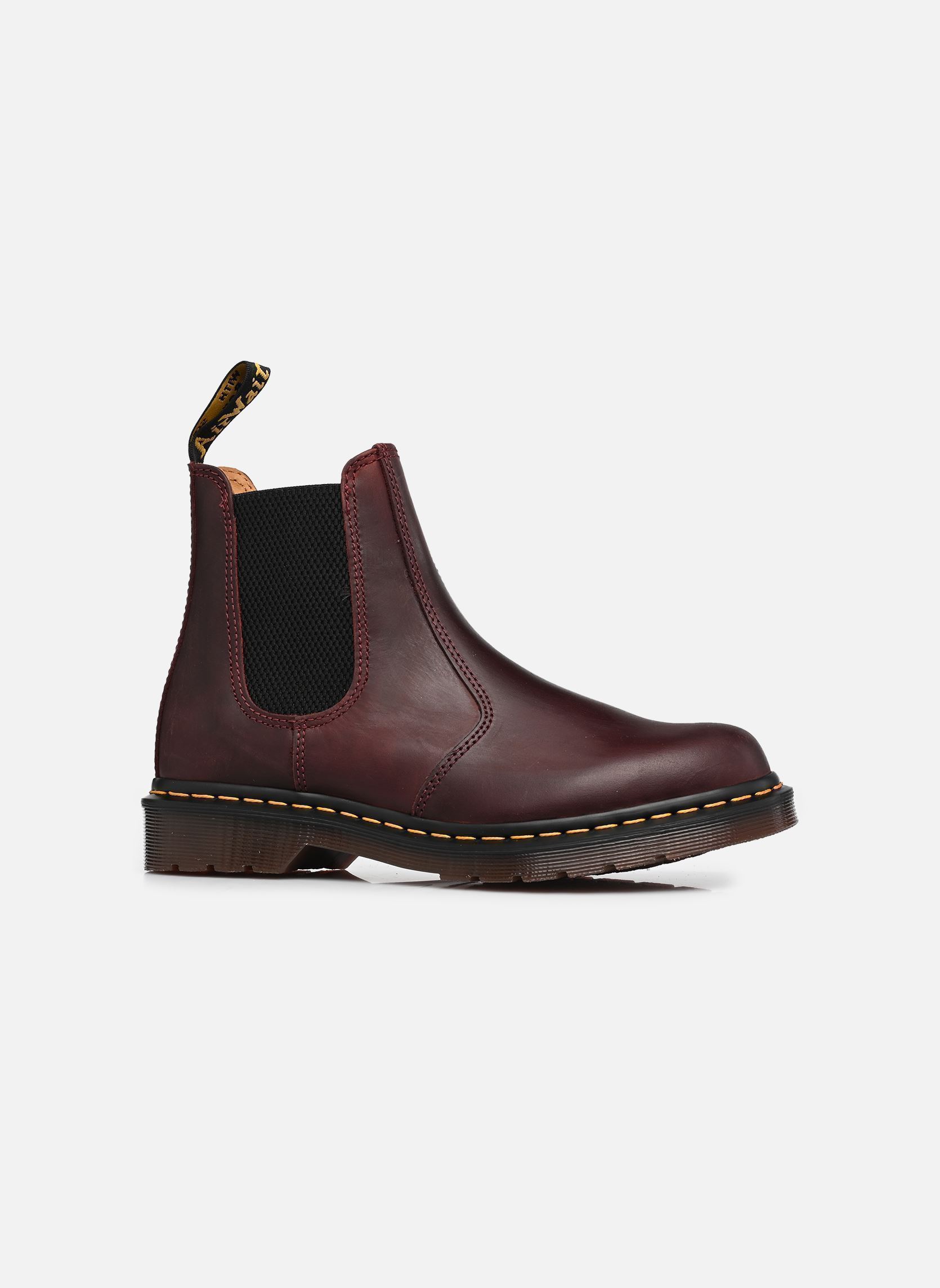 Bottines basses 2976 Ys femme rouge Dr. Martens Bottines basses 2976 Ys femme rouge CHERRY RED CRAZY HORSE
