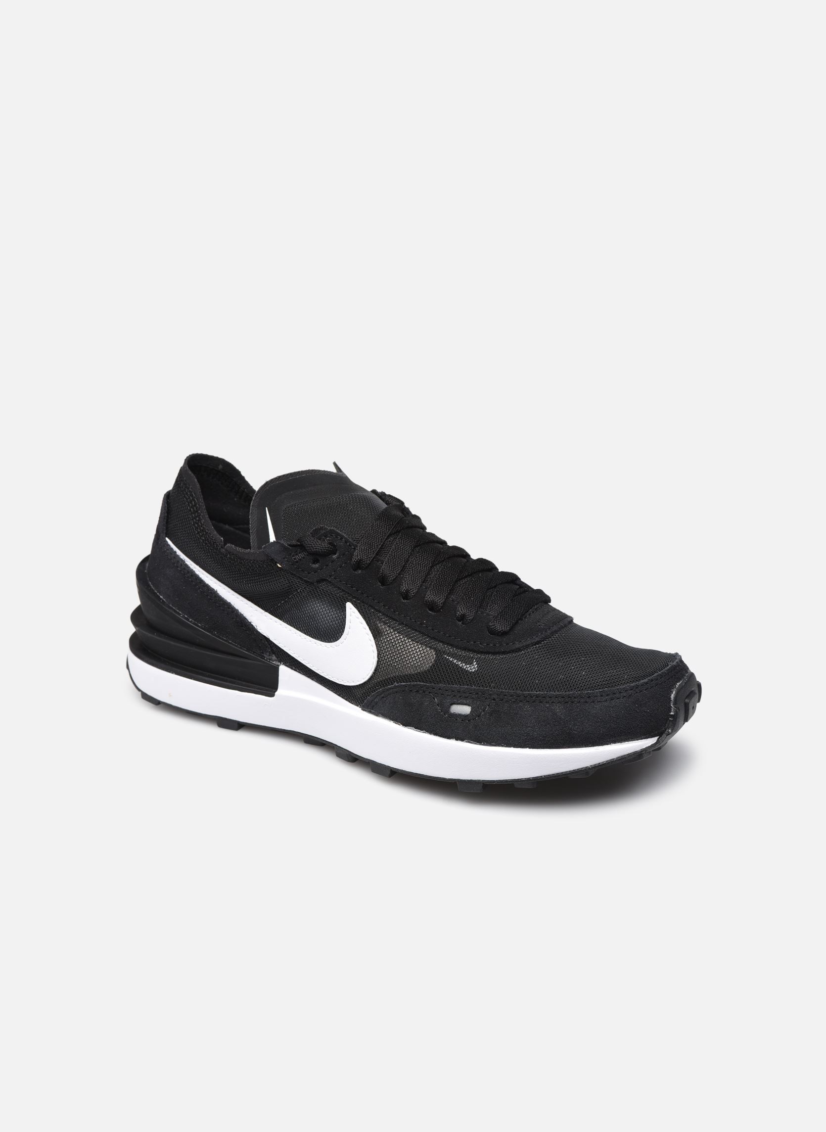 nike waffle one zwart