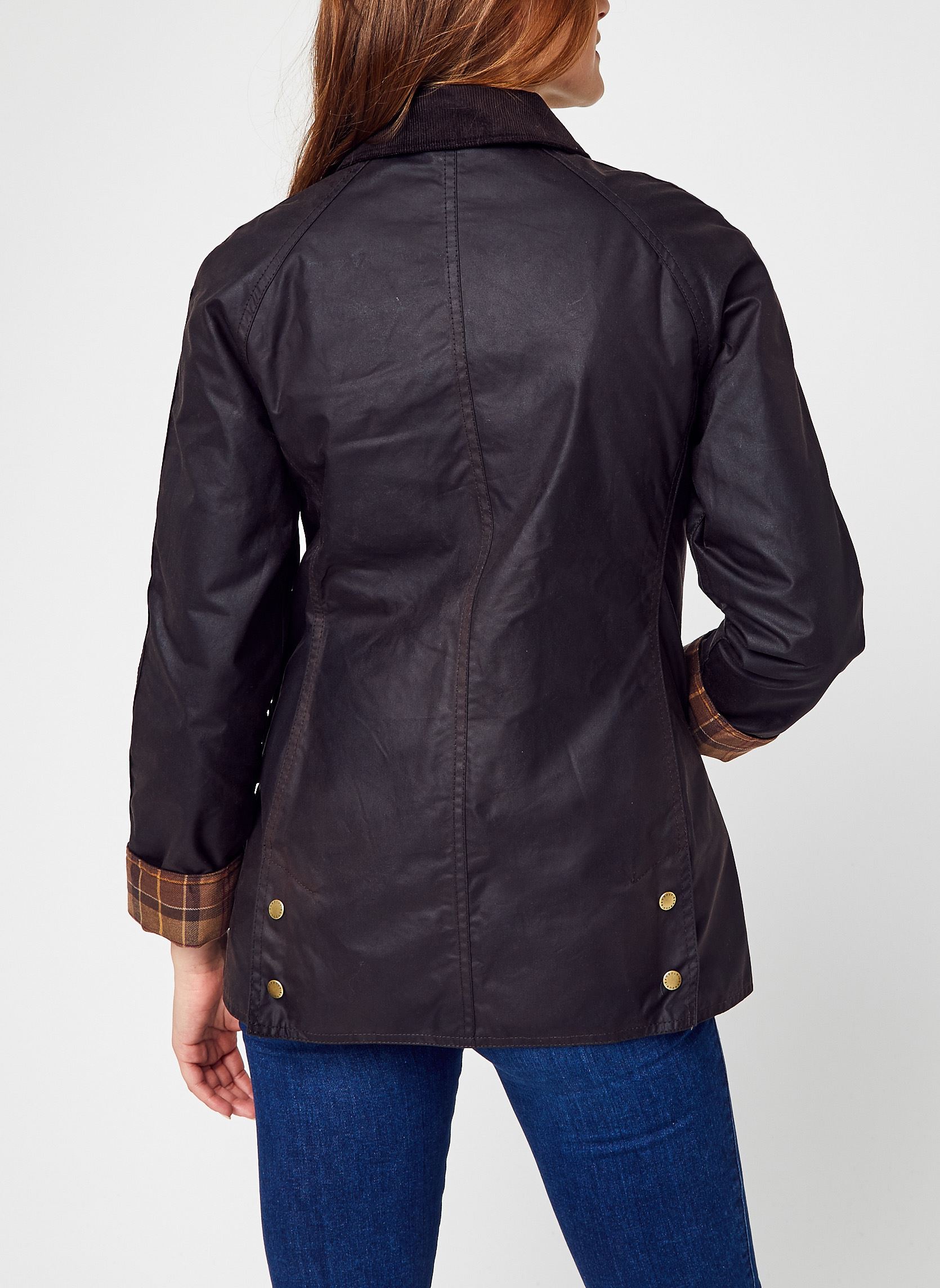 Winterjas Beadnell Wax Jacket dames blauw Barbour Winterjas Beadnell Wax Jacket dames blauw RUSTIC