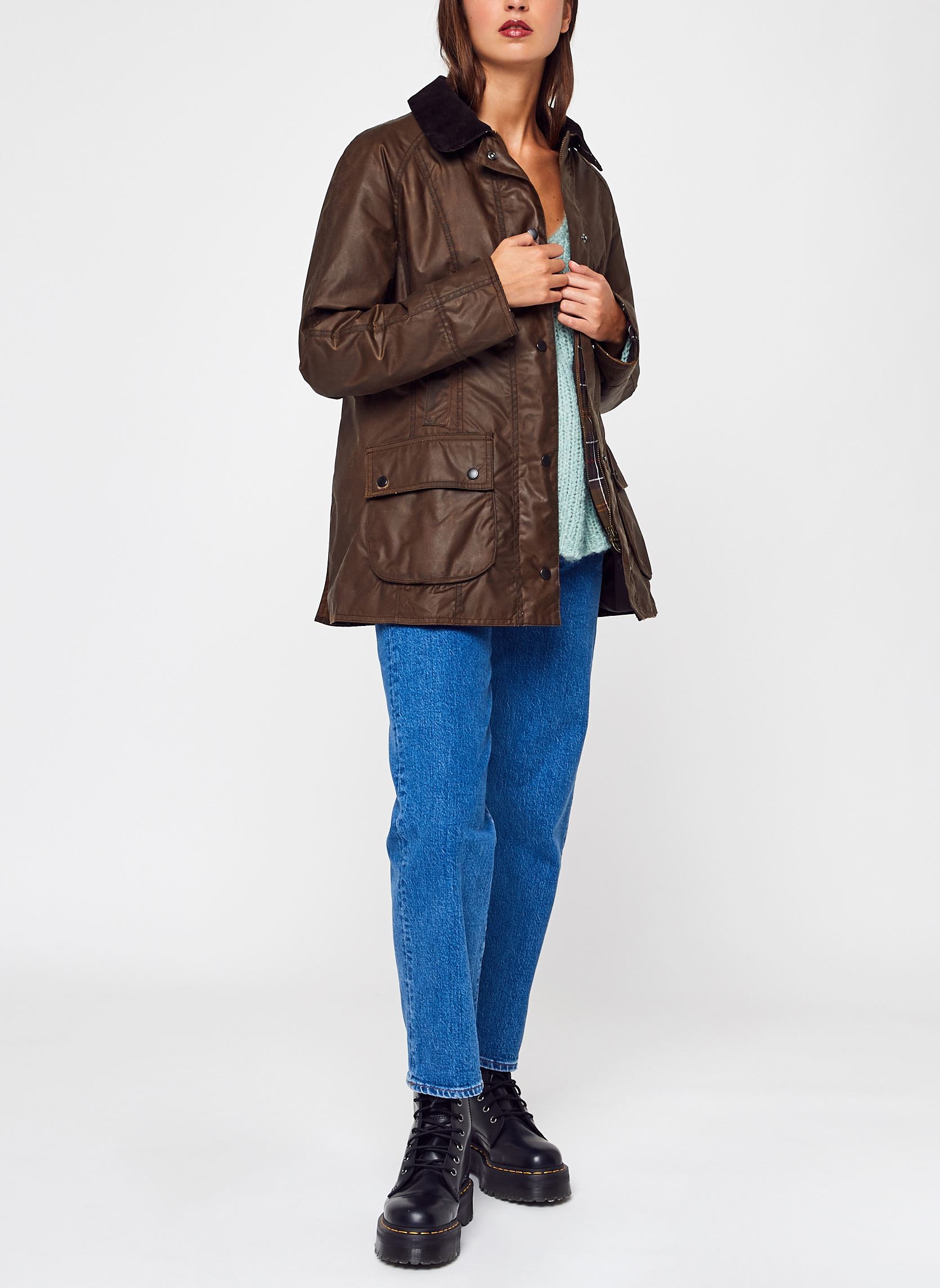 Parkas Beadnell Wax Jacket femme marron Barbour Parkas Beadnell Wax Jacket femme marron BARK
