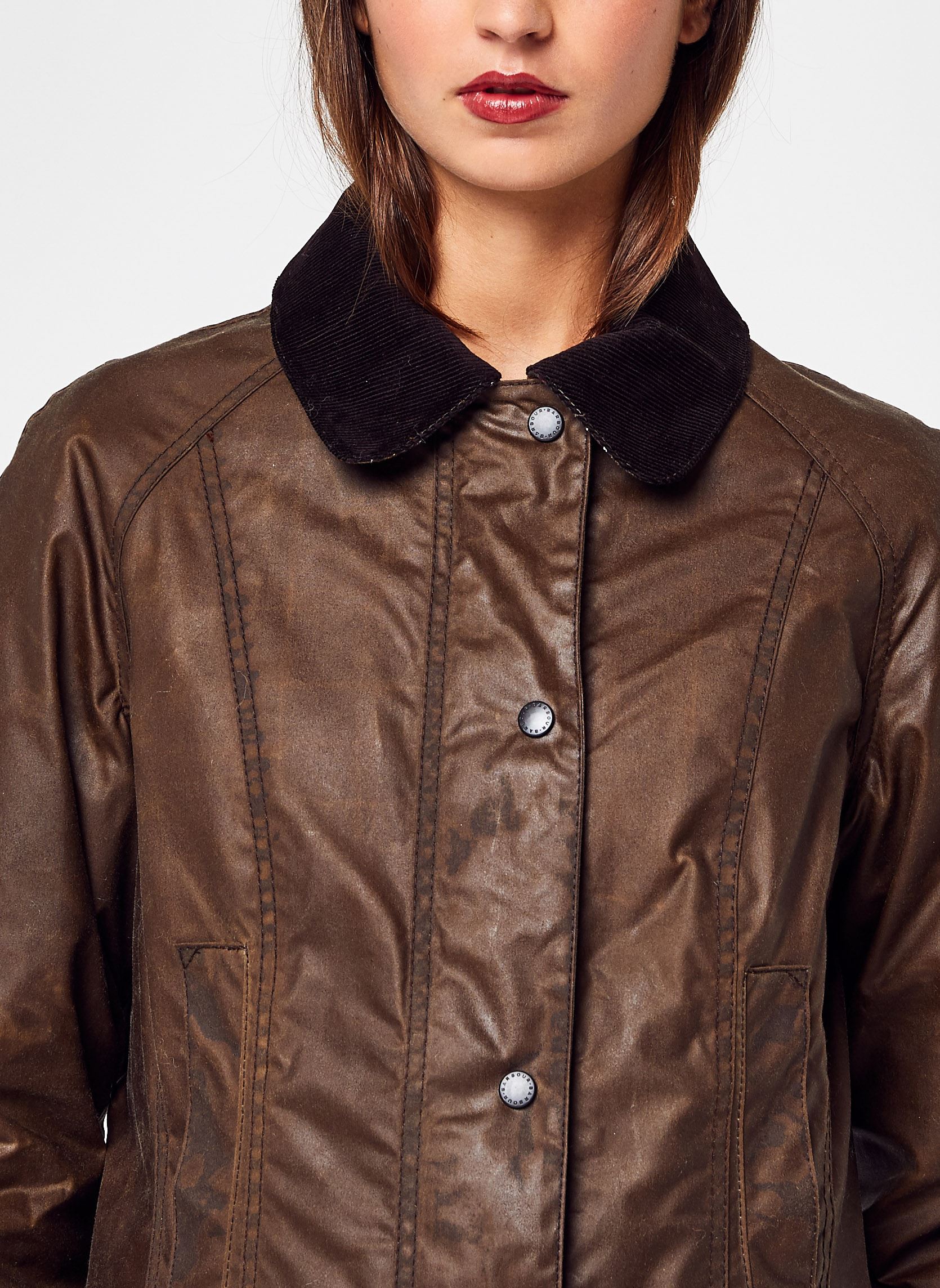 Parkas Beadnell Wax Jacket femme marron Barbour Parkas Beadnell Wax Jacket femme marron BARK
