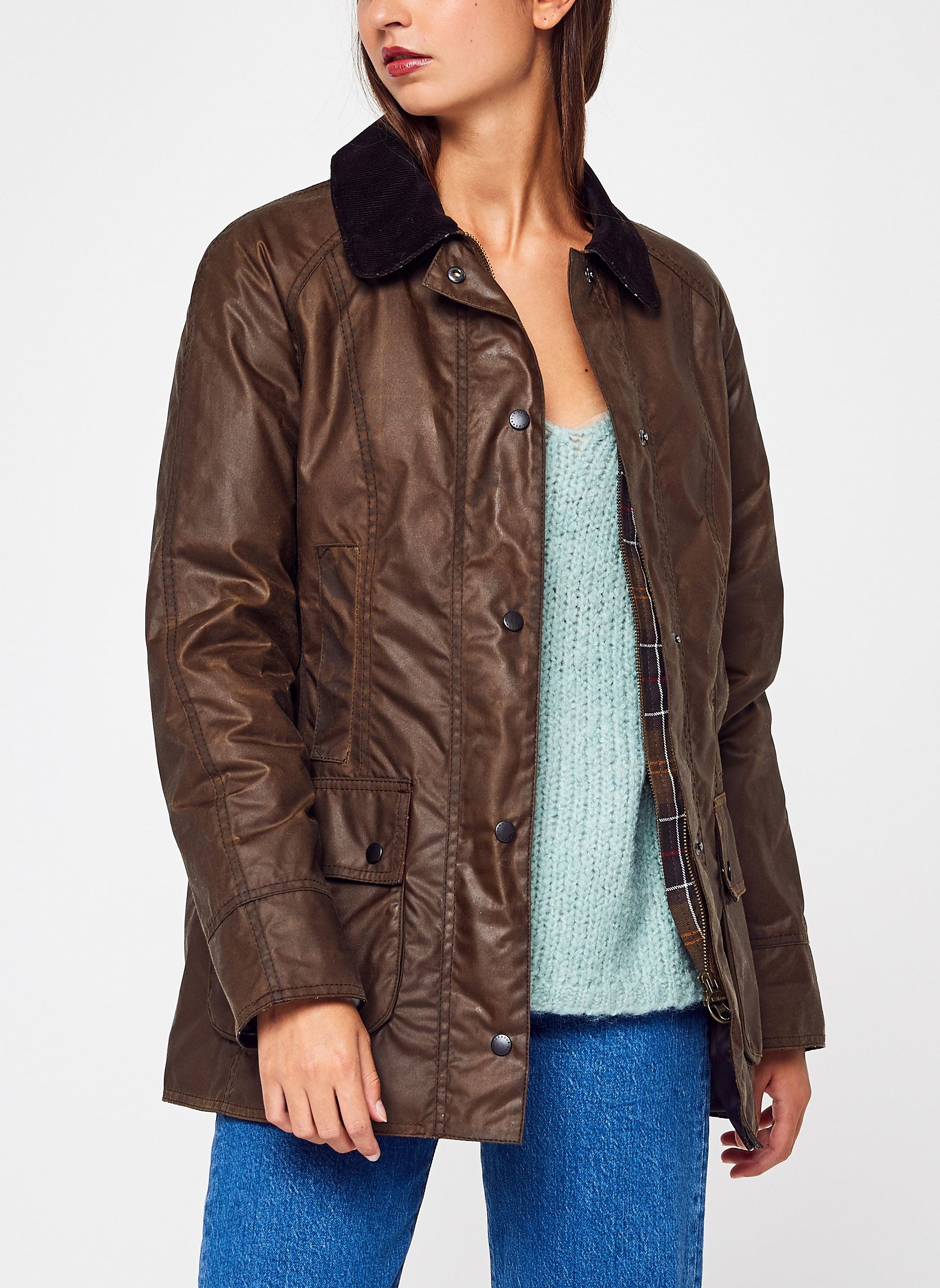 Parkas Beadnell Wax Jacket femme marron Barbour Parkas Beadnell Wax Jacket femme marron BARK