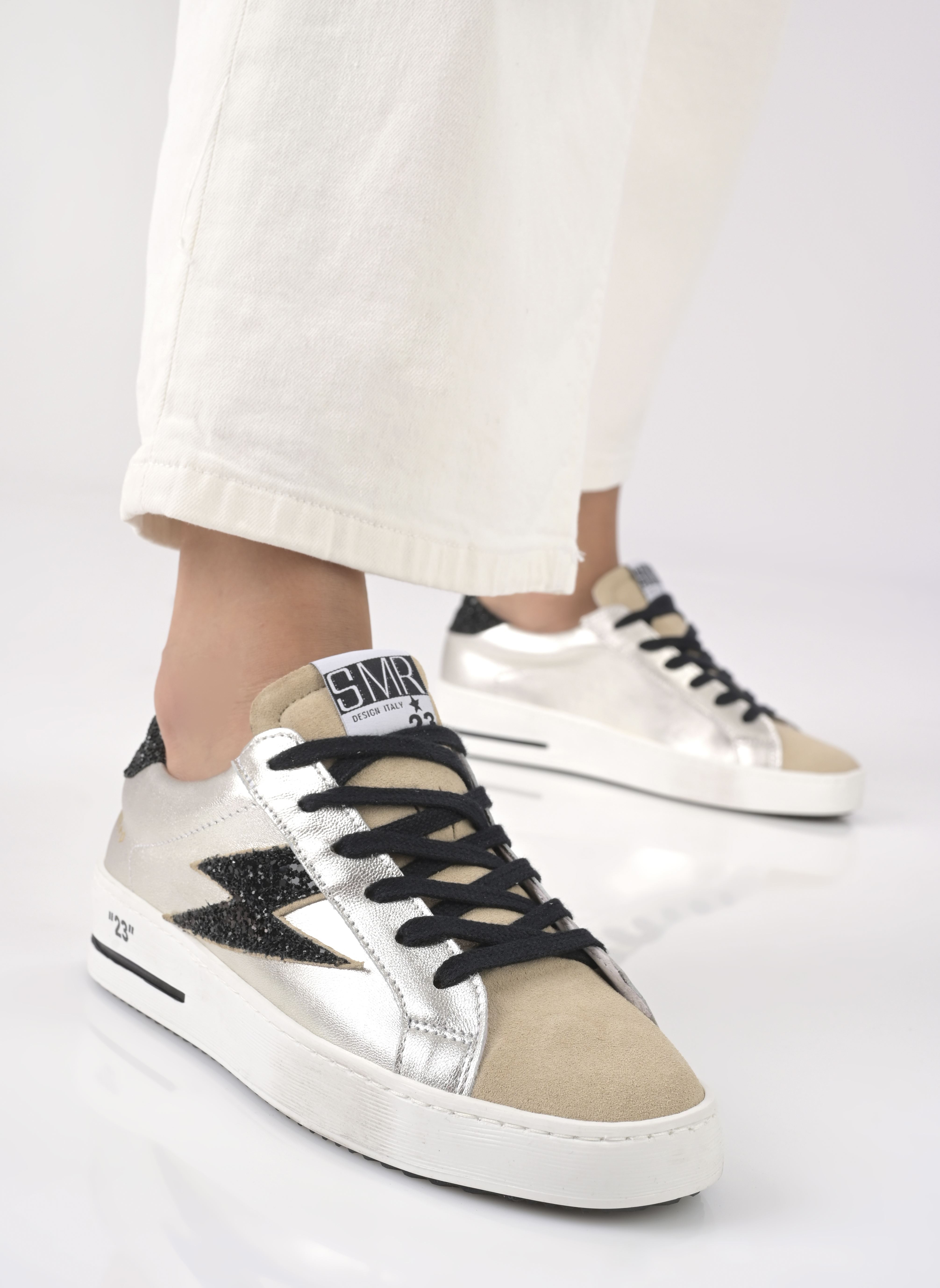 Niedrige Sneaker Maya damen gold und bronze Semerdjian Niedrige Sneaker Maya damen gold und bronze 10322