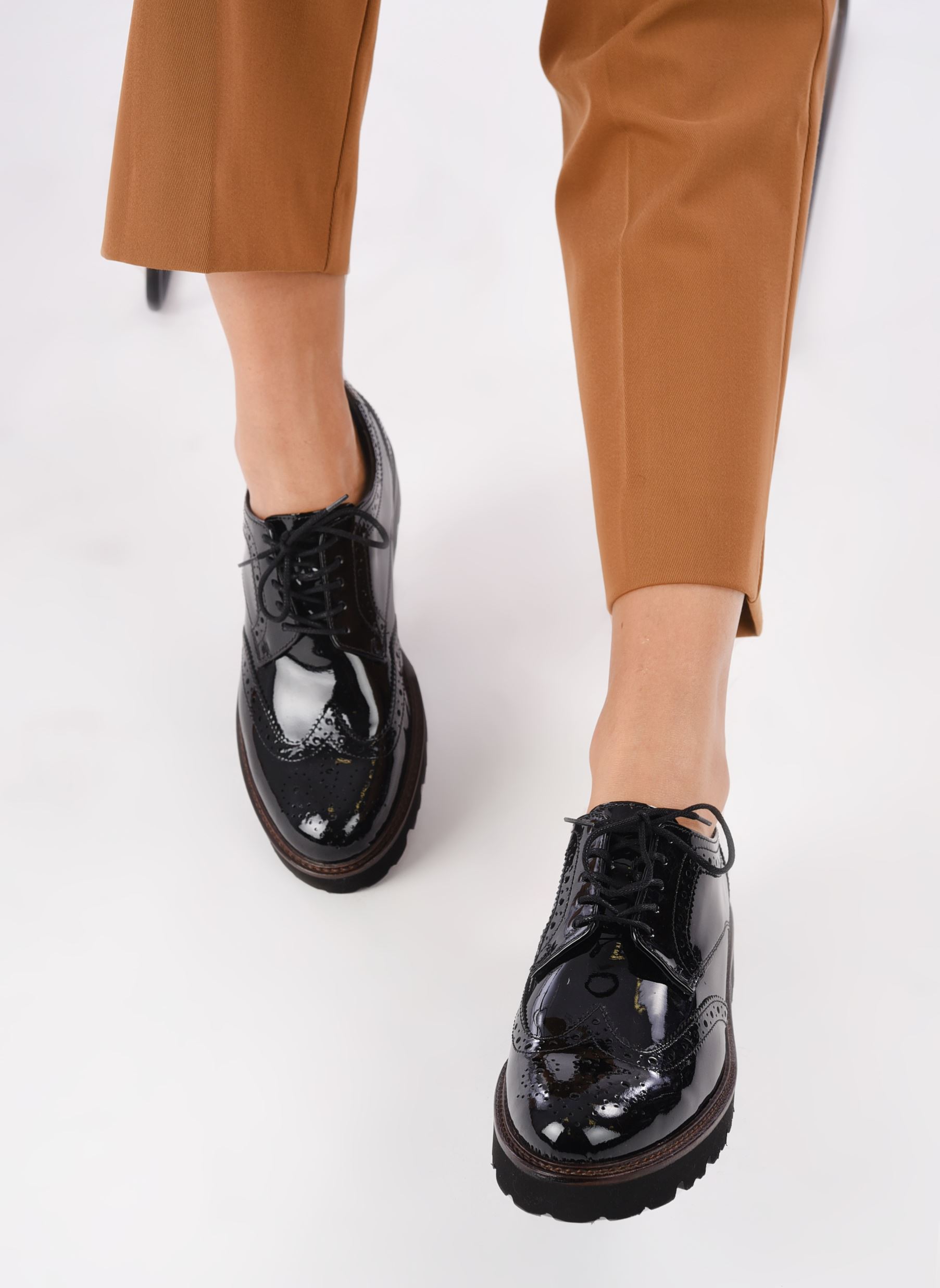 Derbies BONUS donna nero Gabor Derbies BONUS donna nero SCHWARZ
