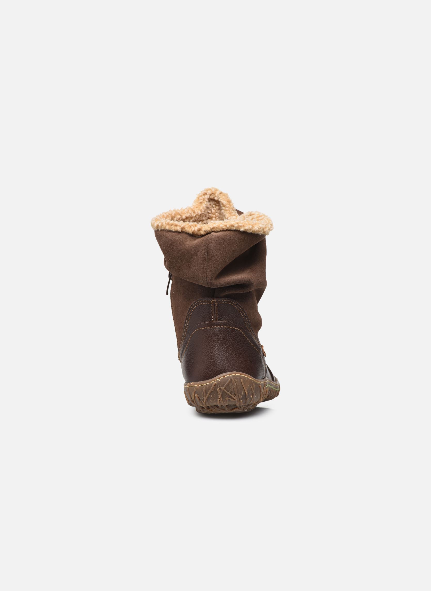 Gefütterte Stiefeletten NIDO N758 damen braun El Naturalista Gefütterte Stiefeletten NIDO N758 damen braun NATURAL GRAIN LUX S. BROWN