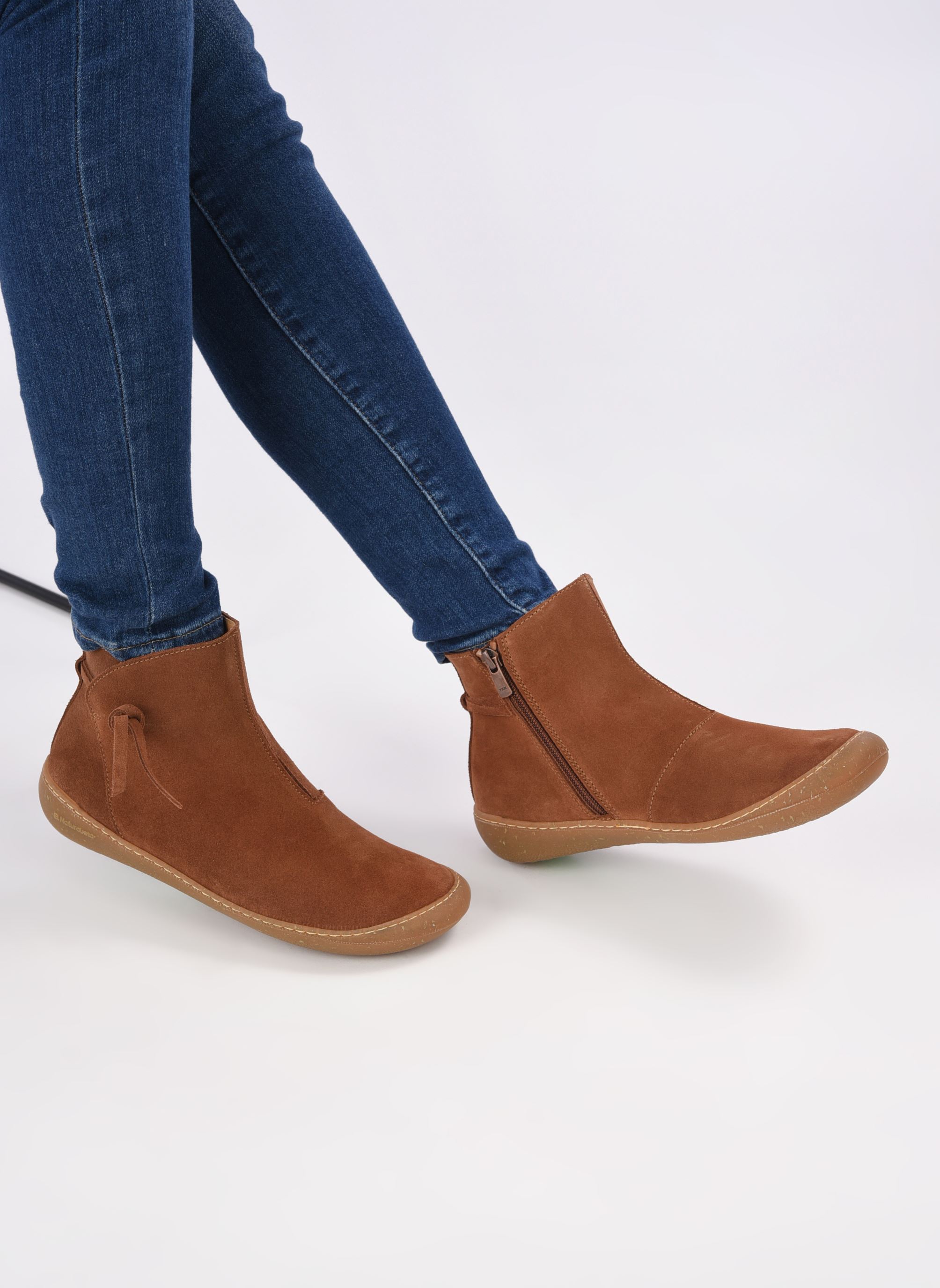 Botines bajos PAWIKAN N5774 mujer marrón El Naturalista Botines bajos PAWIKAN N5774 mujer marrón LUX SUEDE WOOD