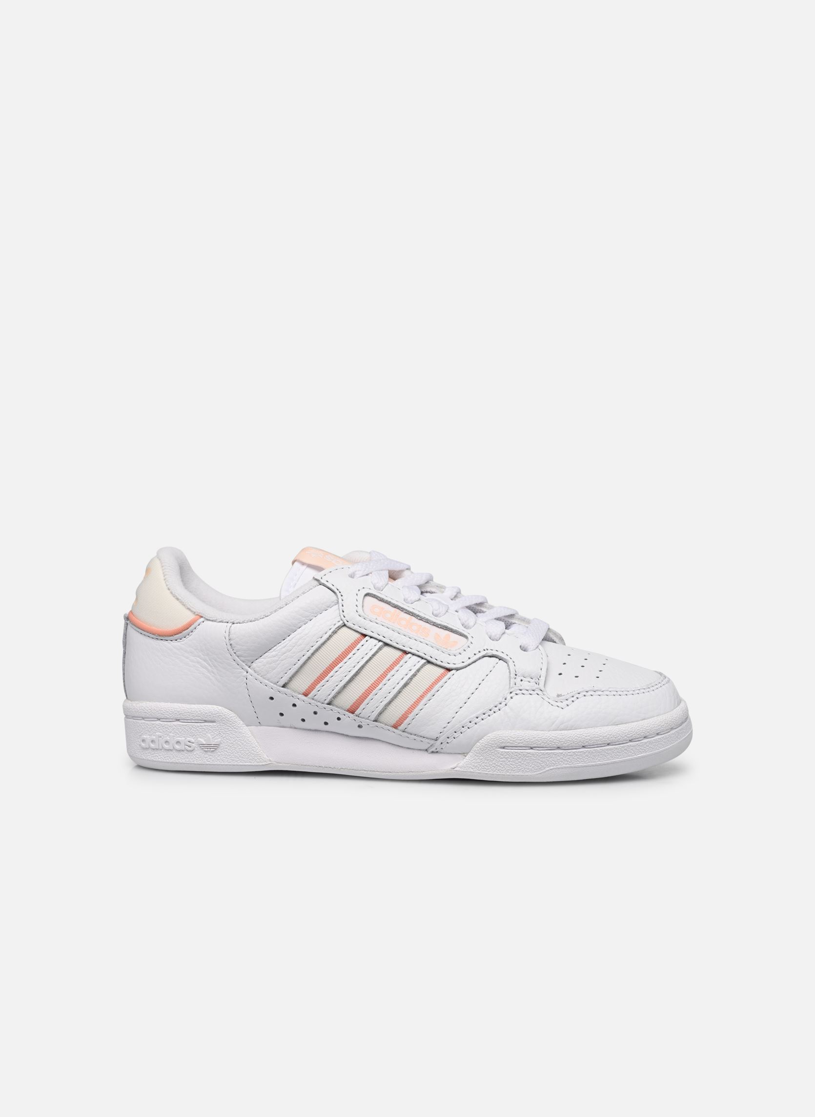 Niedrige Sneaker Continental 80 Str W damen weiß adidas originals Niedrige Sneaker Continental 80 Str W damen weiß FTWWHT/OWHITE/BLIORA