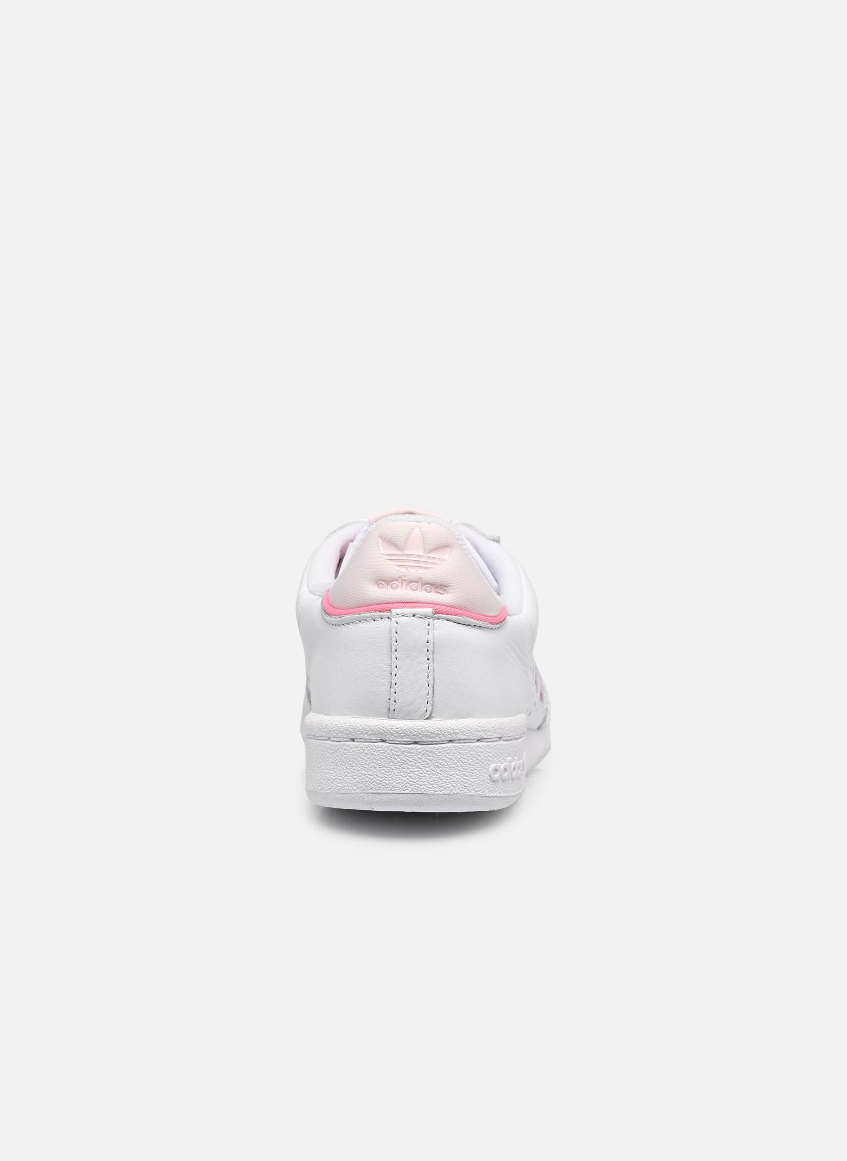 Niedrige Sneaker Continental 80 Str W damen weiß adidas originals Niedrige Sneaker Continental 80 Str W damen weiß FTWWHT/CLPINK/ALMPNK