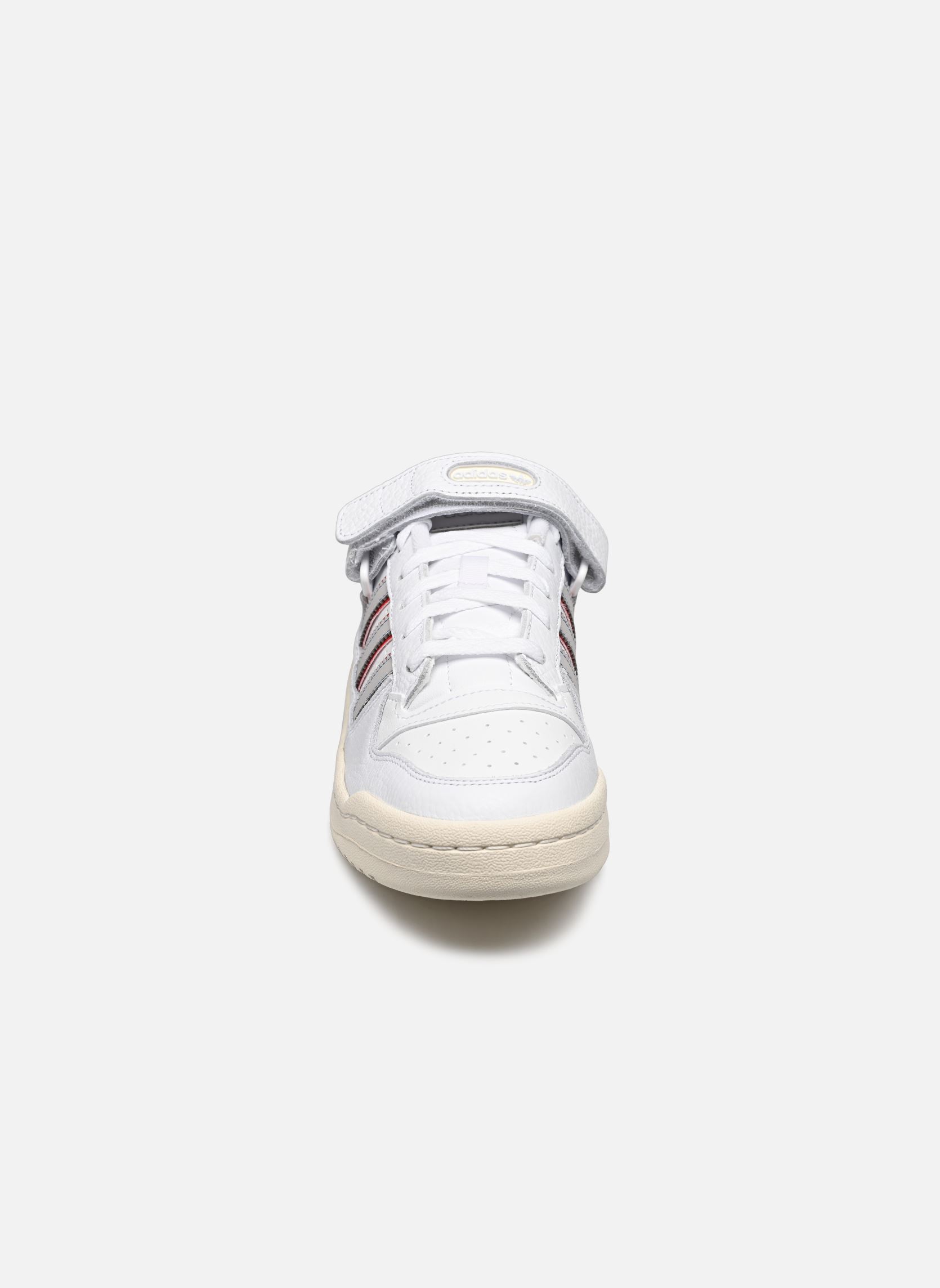 Niedrige Sneaker Forum Low herren weiß adidas originals Niedrige Sneaker Forum Low herren weiß FTWWHT/GREONE/BLUE