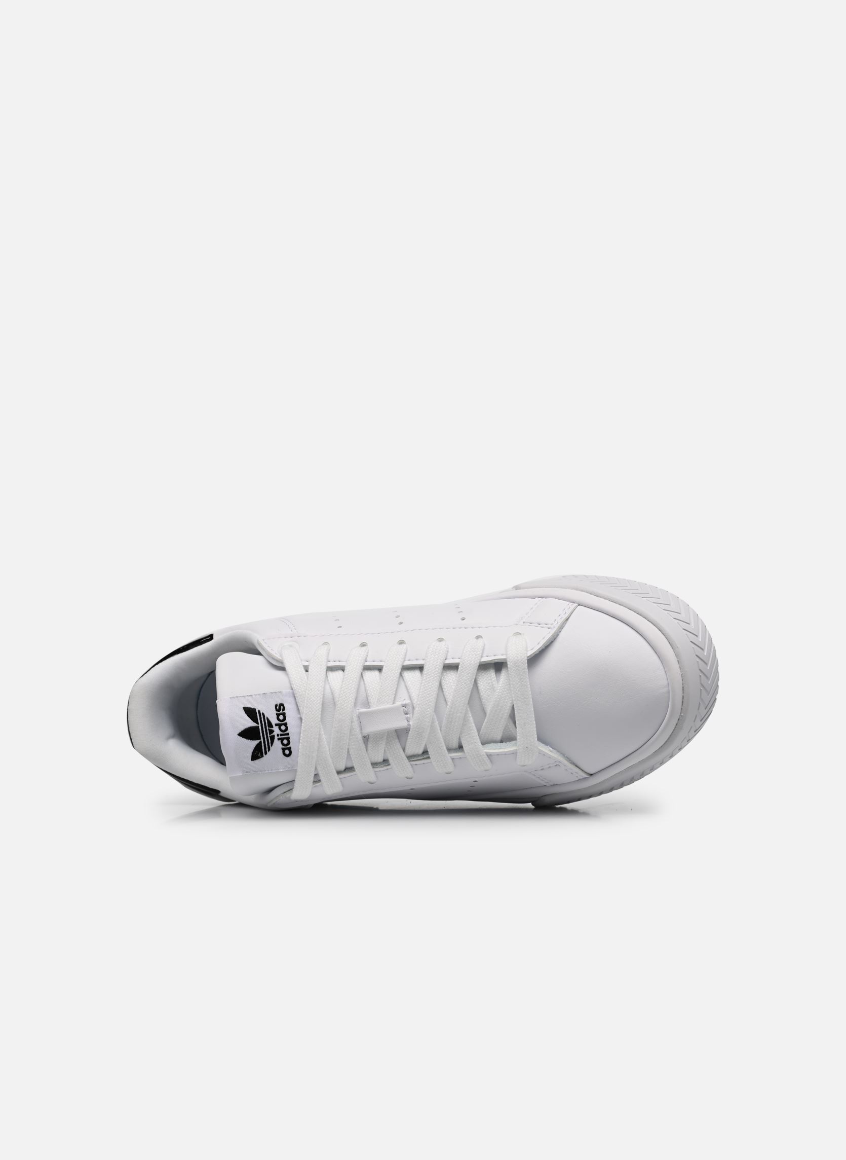Niedrige Sneaker Court Tourino W damen weiß adidas originals Niedrige Sneaker Court Tourino W damen weiß FTWWHT/FTWWHT/CBLACK