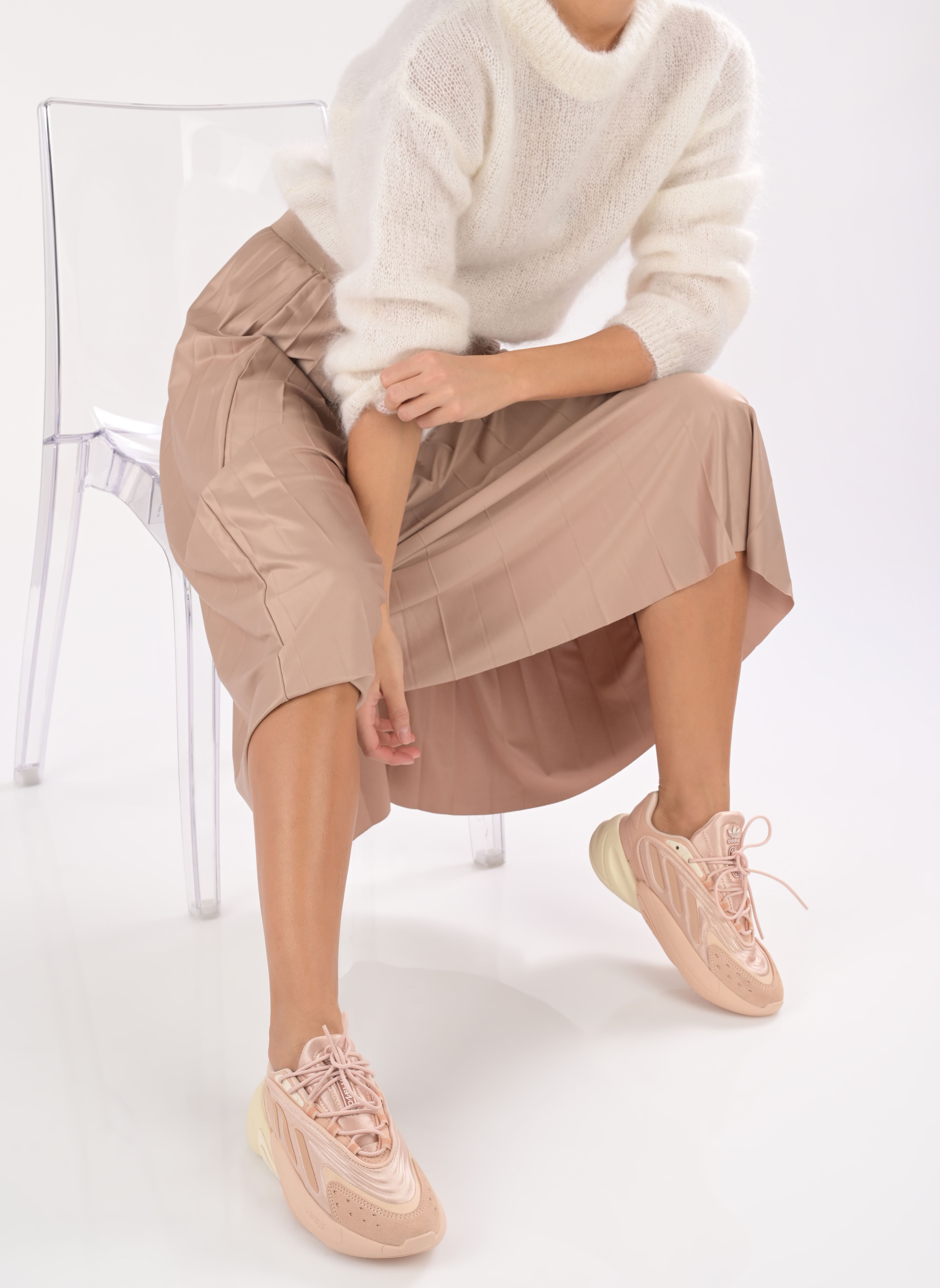 Niedrige Sneaker Ozelia W damen rosa adidas originals Niedrige Sneaker Ozelia W damen rosa HALBLU/WONWHI/FTWWHT