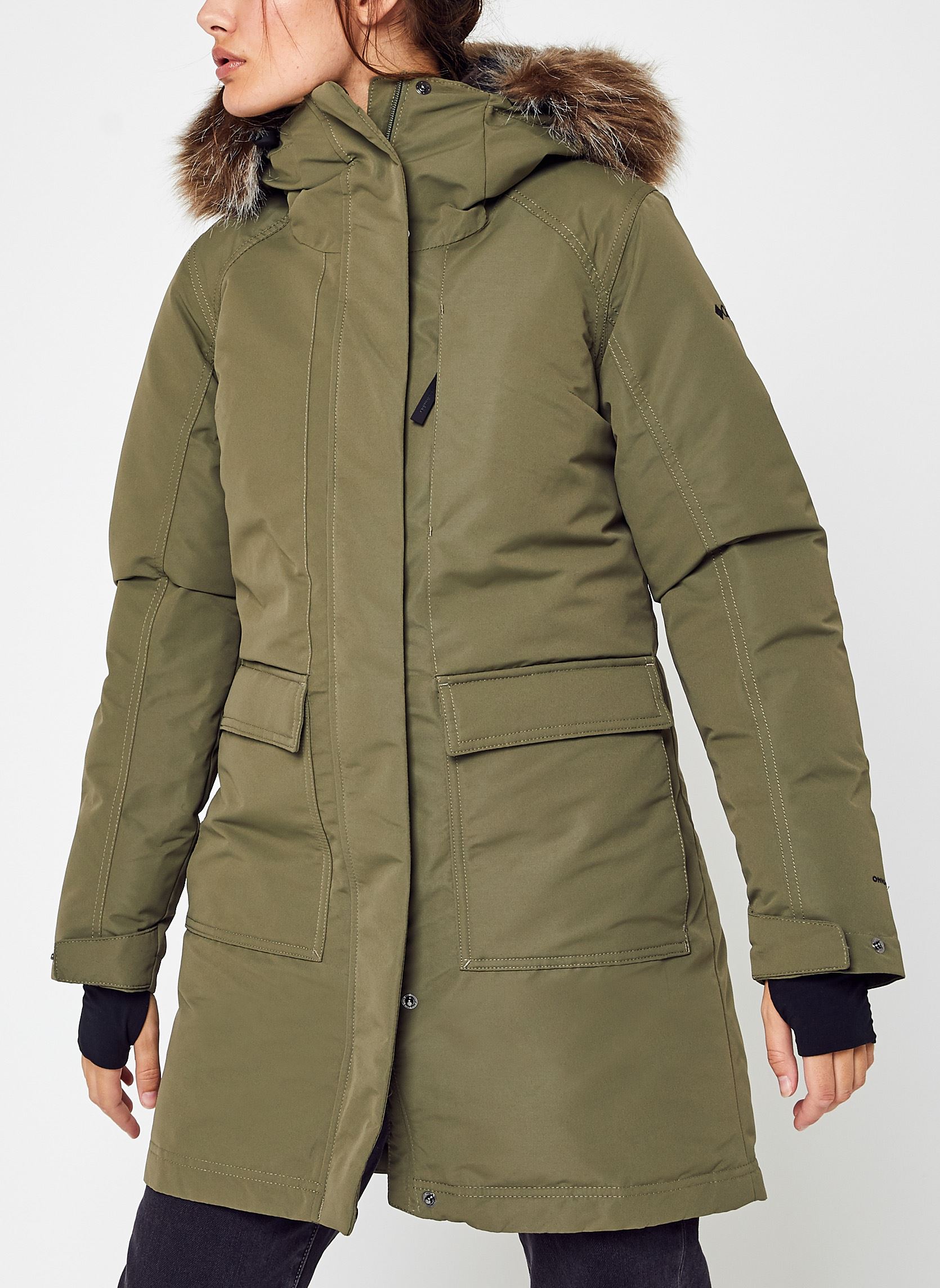 Columbia Little Si Insulated Park (Groen) Kleding chez Sarenza (592535)