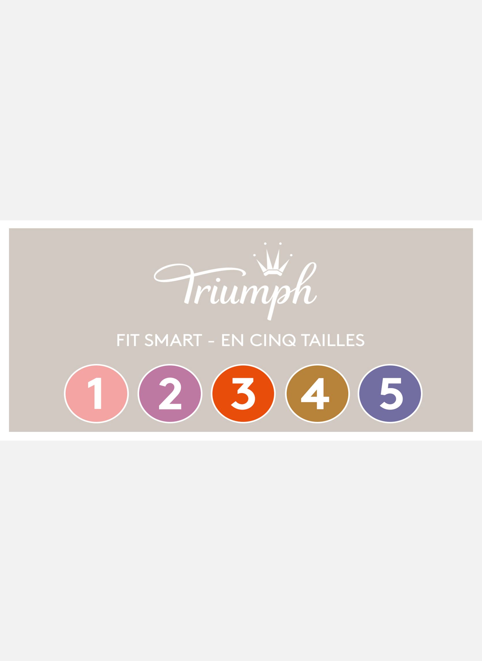 Culotte Haute Triumph - Taille M, Couleur Bordeaux, Dentelle Light Sensation, Neuf Sans étiquette