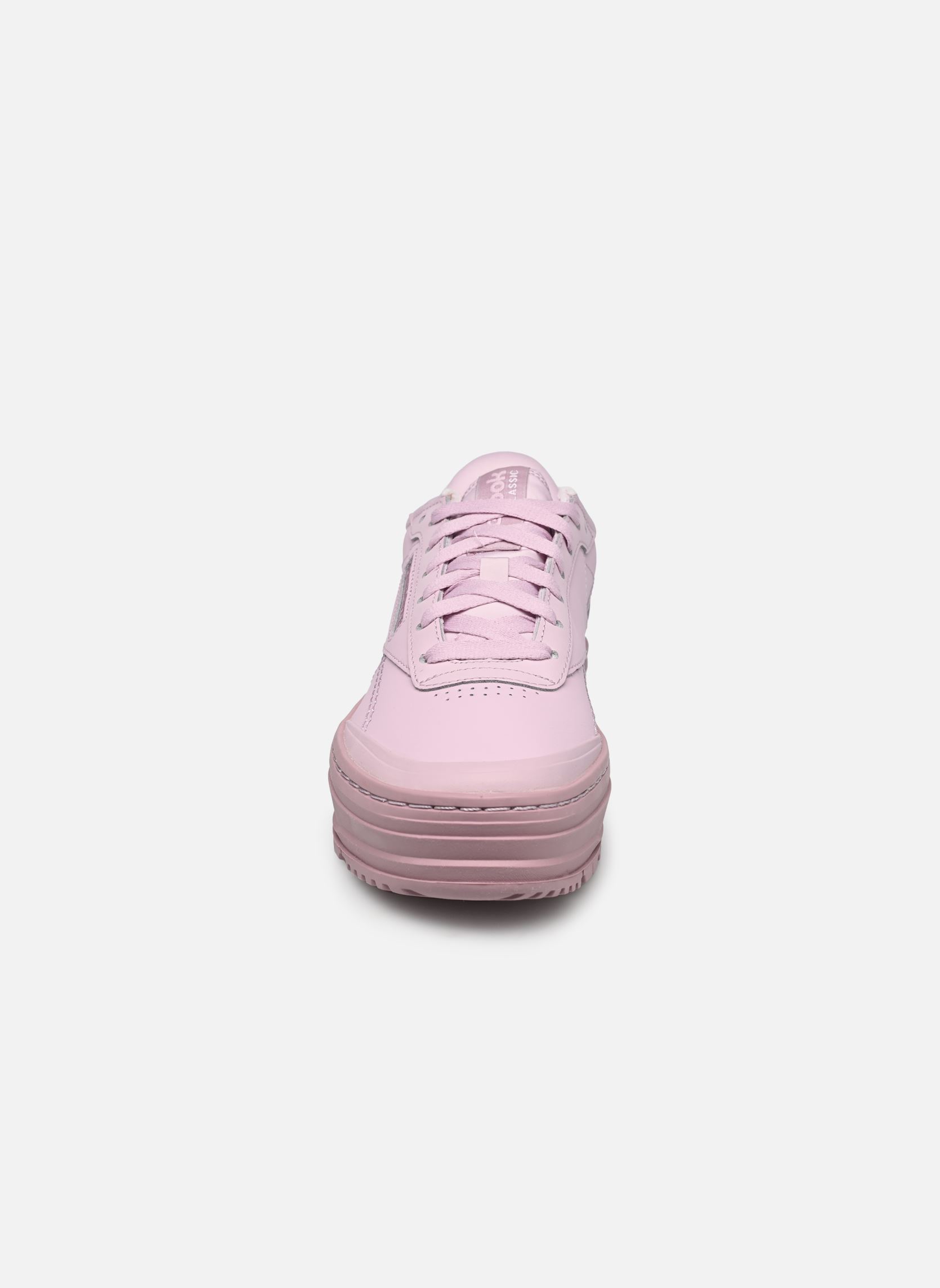 Niedrige Sneaker Club C Double Geo W damen violett Reebok Niedrige Sneaker Club C Double Geo W damen violett Shell Purple/Shell Purple/Infu
