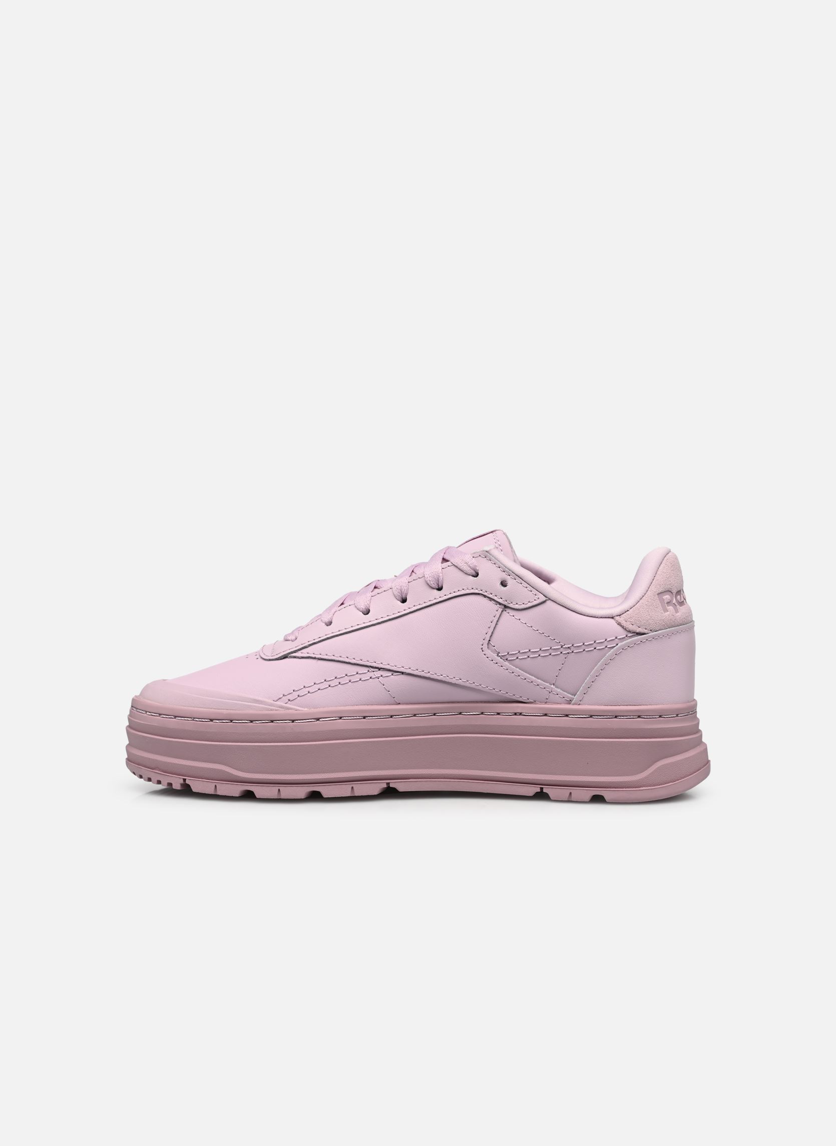 Niedrige Sneaker Club C Double Geo W damen violett Reebok Niedrige Sneaker Club C Double Geo W damen violett Shell Purple/Shell Purple/Infu