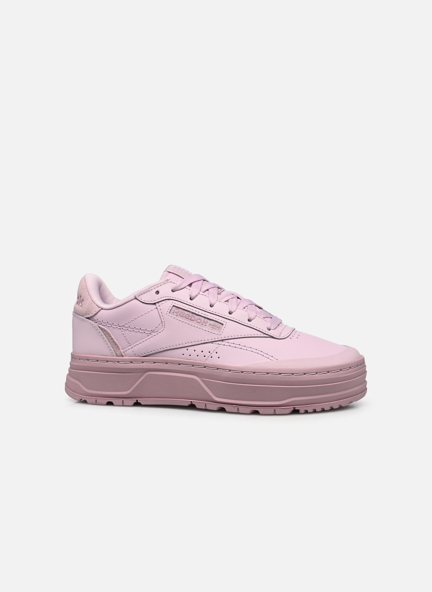 Niedrige Sneaker Club C Double Geo W damen violett Reebok Niedrige Sneaker Club C Double Geo W damen violett Shell Purple/Shell Purple/Infu