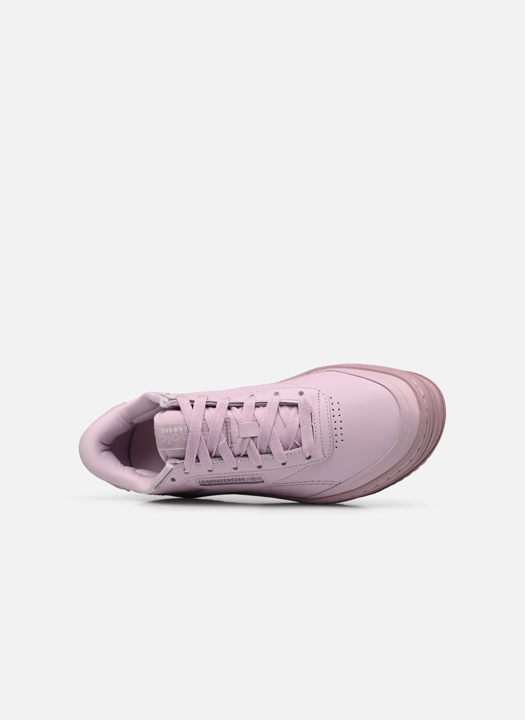 Niedrige Sneaker Club C Double Geo W damen violett Reebok Niedrige Sneaker Club C Double Geo W damen violett Shell Purple/Shell Purple/Infu