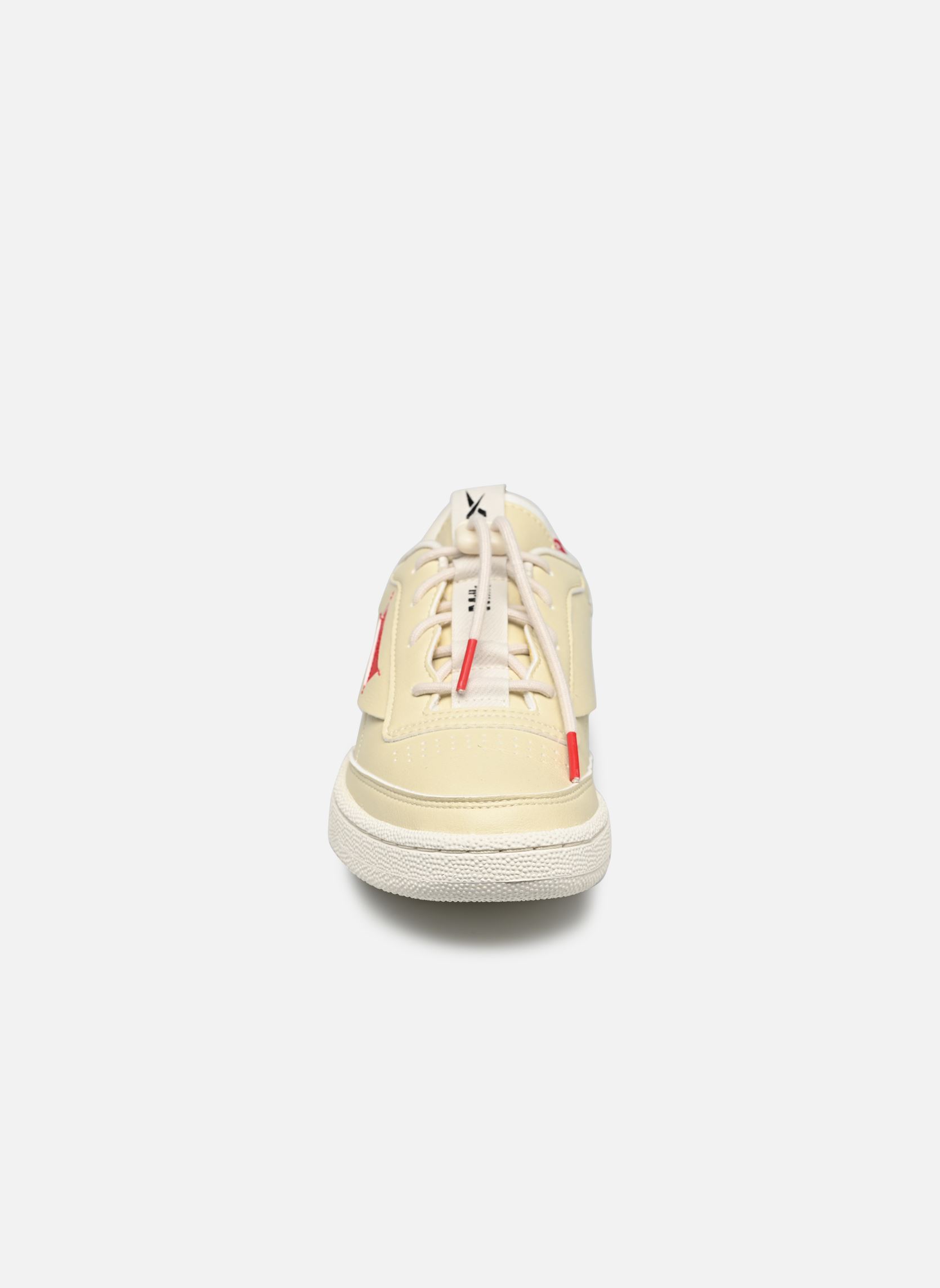 Baskets basses Club C 85 Vegan W femme beige Reebok Baskets basses Club C 85 Vegan W femme beige Vintage Chalk S23-R/Vector Red