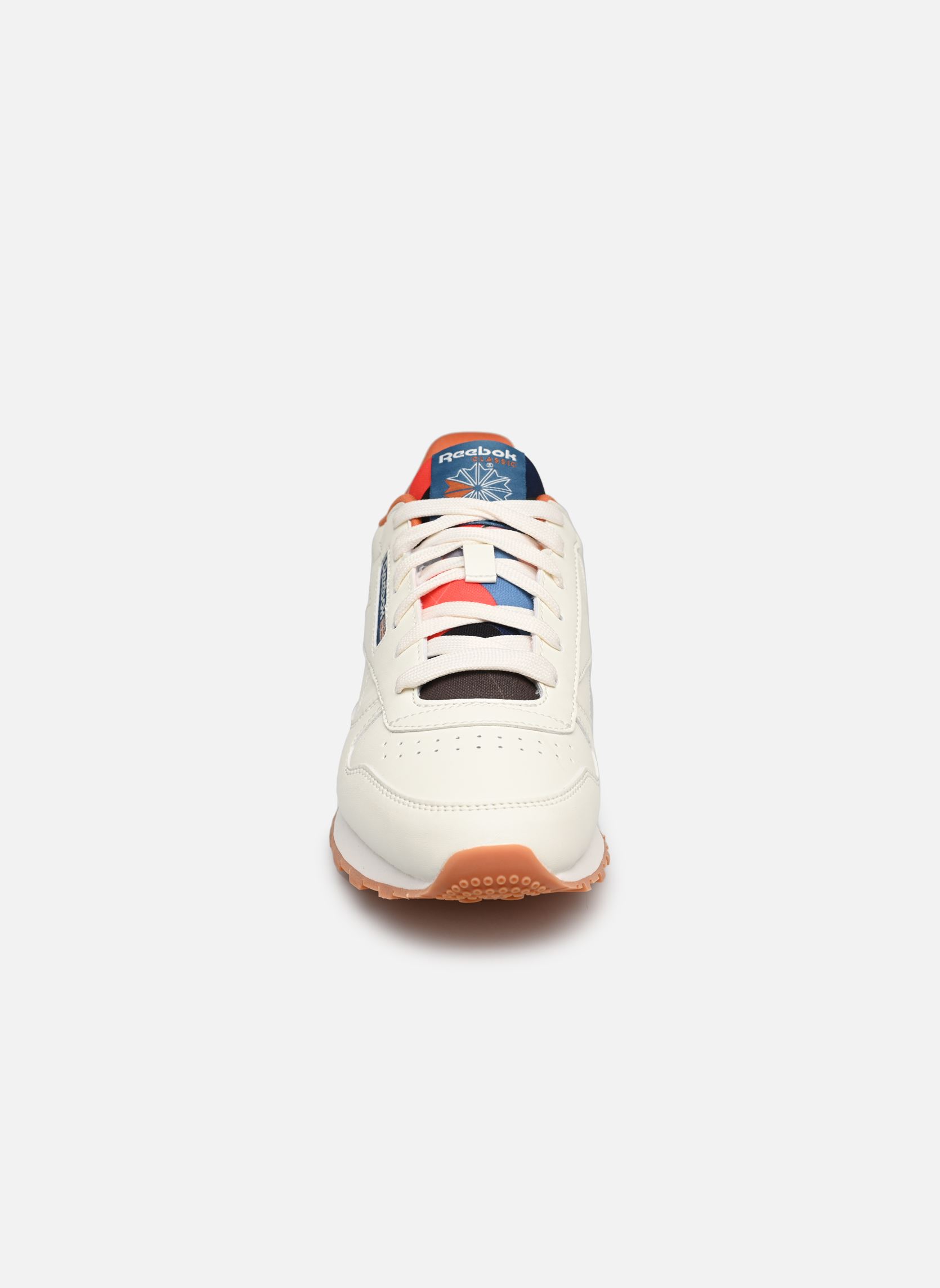 Baskets basses Cl Lthr J blanc Reebok Baskets basses Cl Lthr J blanc Chalk/Chalk/Steely Blue S23-R