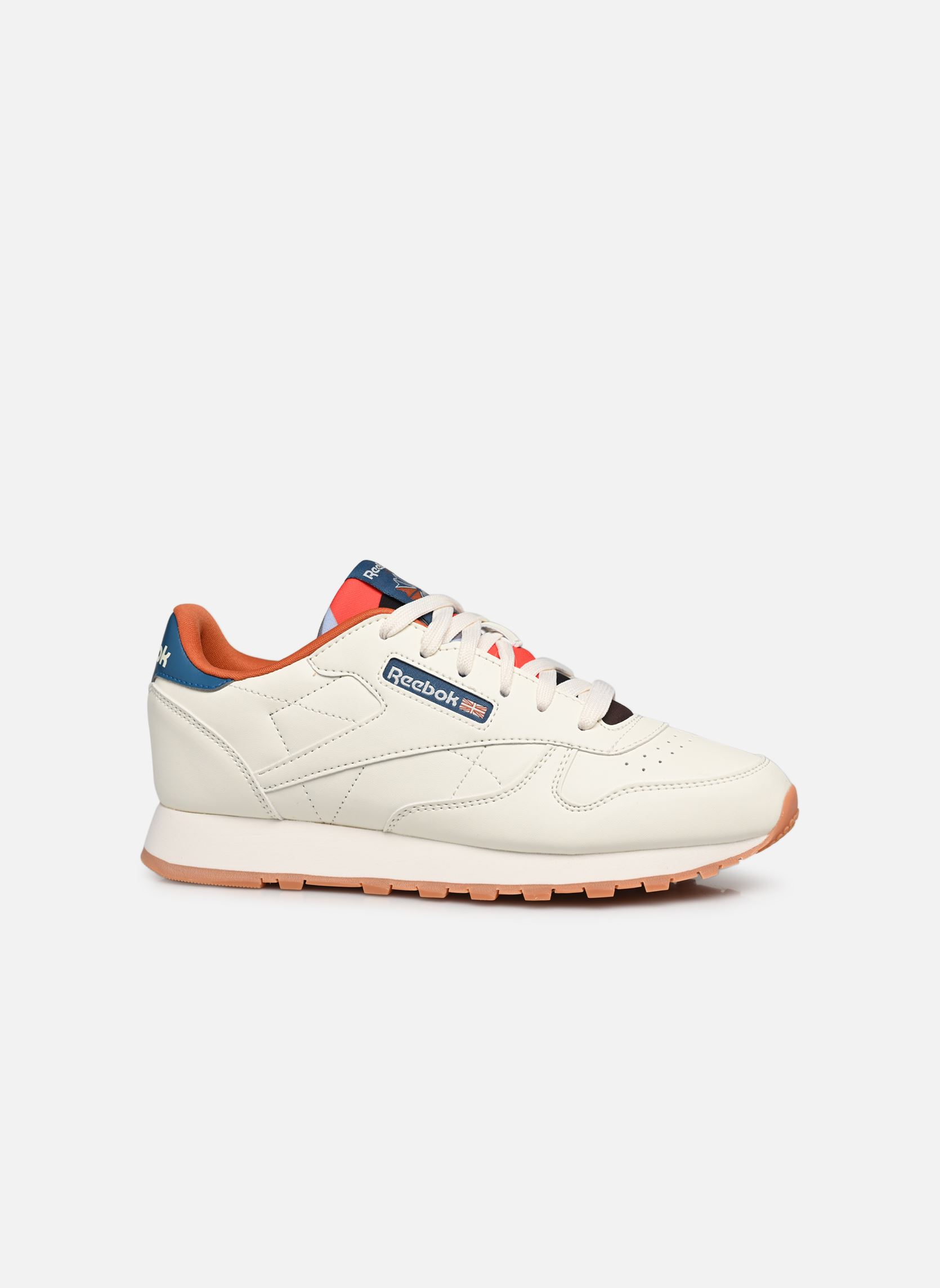 Baskets basses Cl Lthr J blanc Reebok Baskets basses Cl Lthr J blanc Chalk/Chalk/Steely Blue S23-R