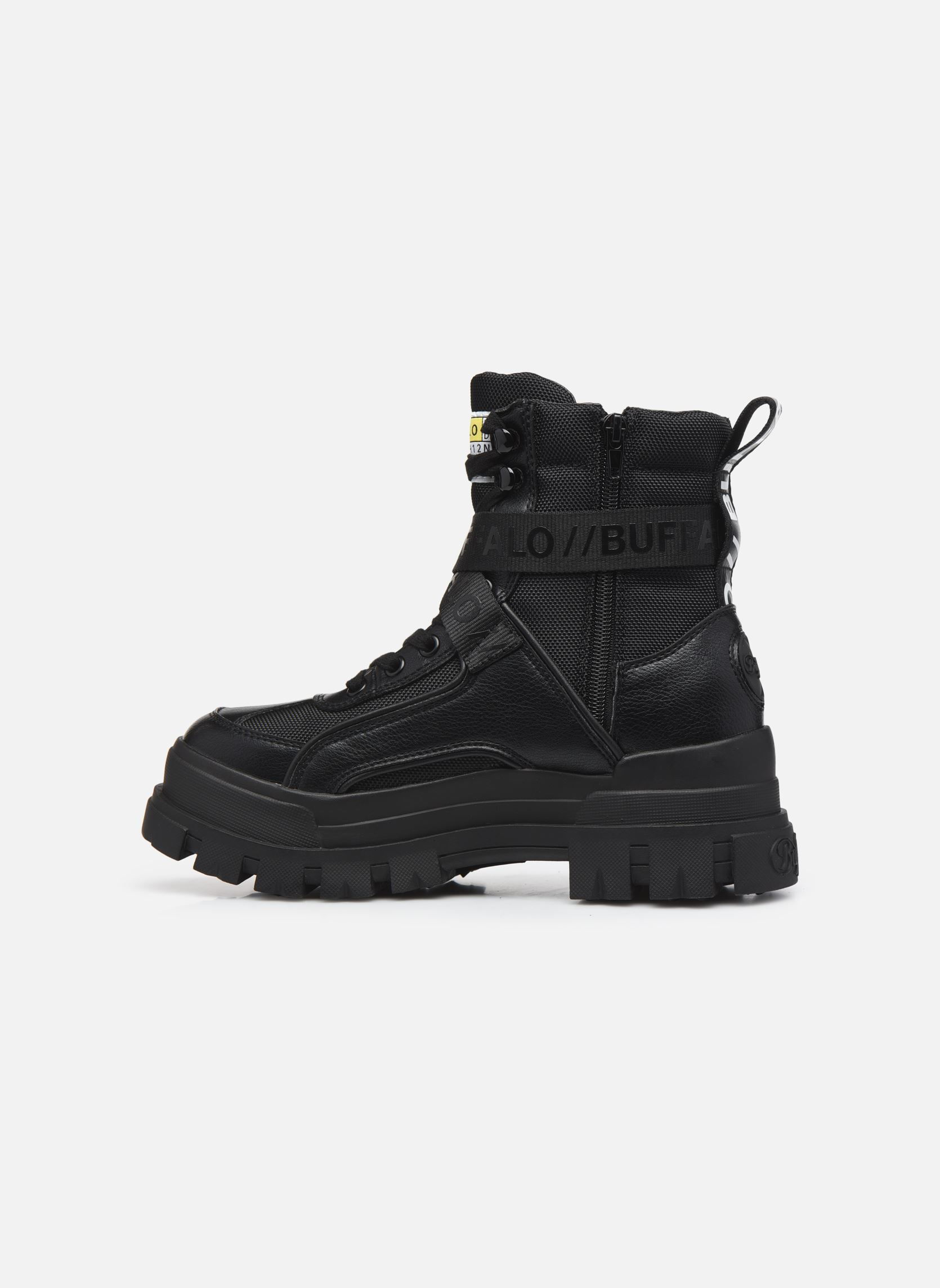 Bottines à lacets ASPHA COM 1 femme noir Buffalo Bottines à lacets ASPHA COM 1 femme noir BLACK