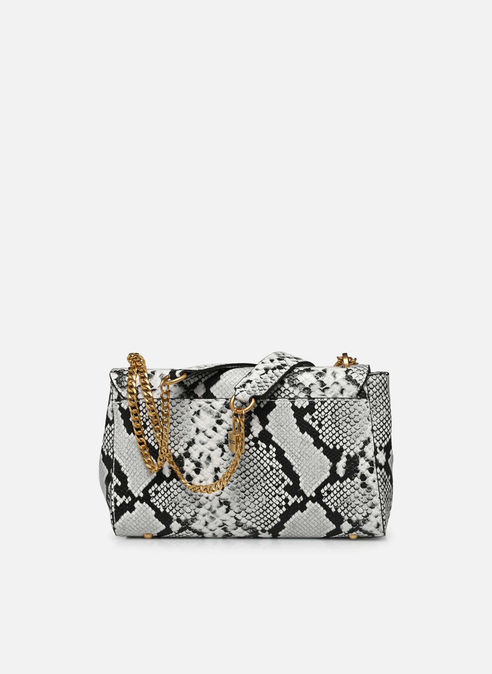 Taschen KATEY FLAP SHOULDER BAG damen grau Guess Taschen KATEY FLAP SHOULDER BAG damen grau NATURAL
