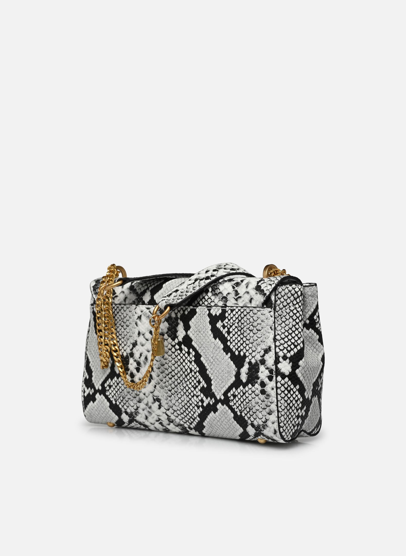 Taschen KATEY FLAP SHOULDER BAG damen grau Guess Taschen KATEY FLAP SHOULDER BAG damen grau NATURAL