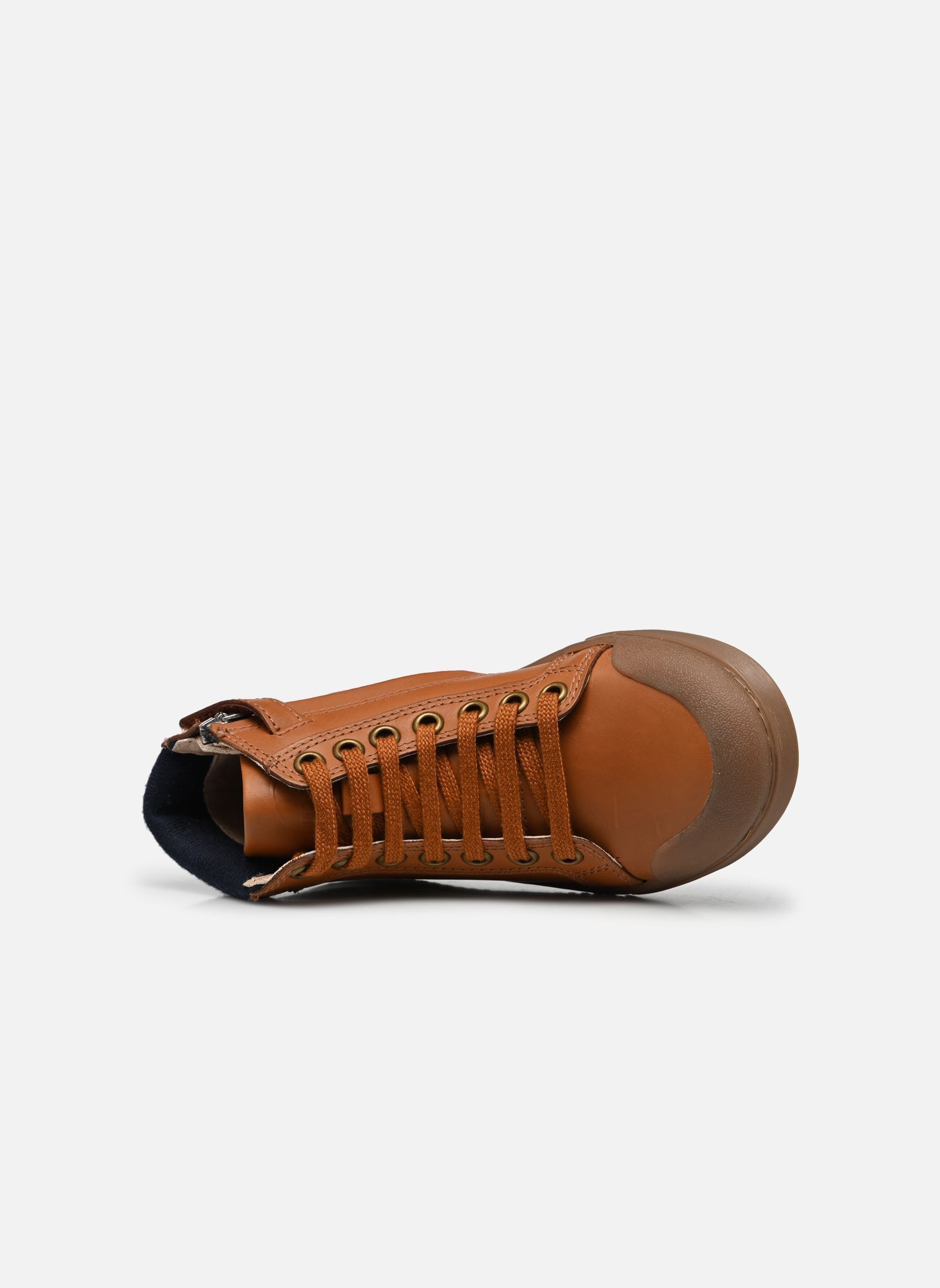 Baskets hautes Ten Win Teddy garçon marron Ten IS Baskets hautes Ten Win Teddy garçon marron CAMEL - NAVY