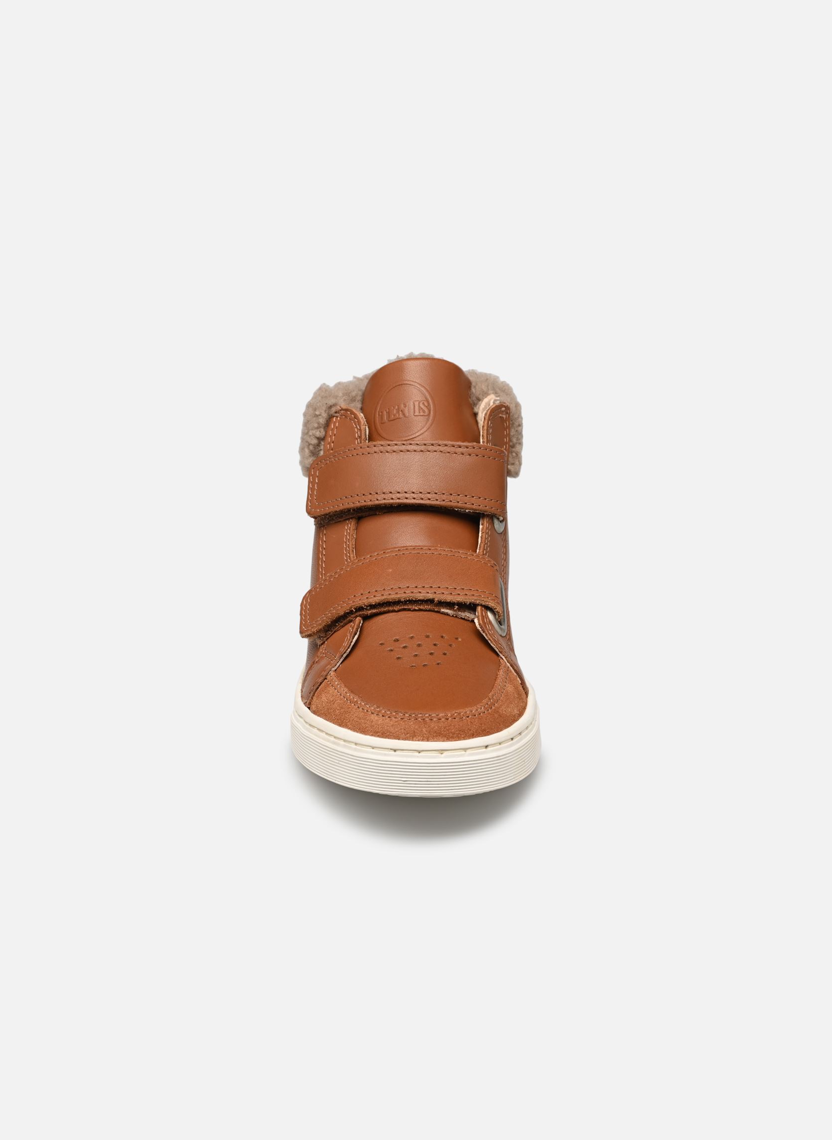 Baskets basses Ten Base Hi Fur garçon marron Ten IS Baskets basses Ten Base Hi Fur garçon marron CAMEL-BEIGE