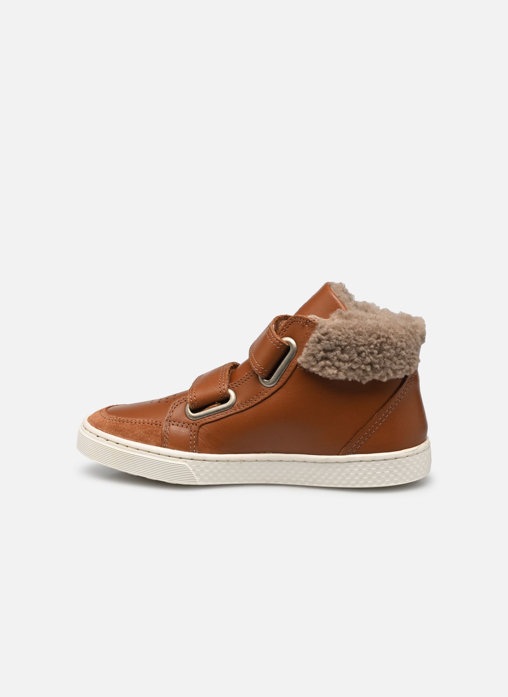 Baskets basses Ten Base Hi Fur garçon marron Ten IS Baskets basses Ten Base Hi Fur garçon marron CAMEL-BEIGE