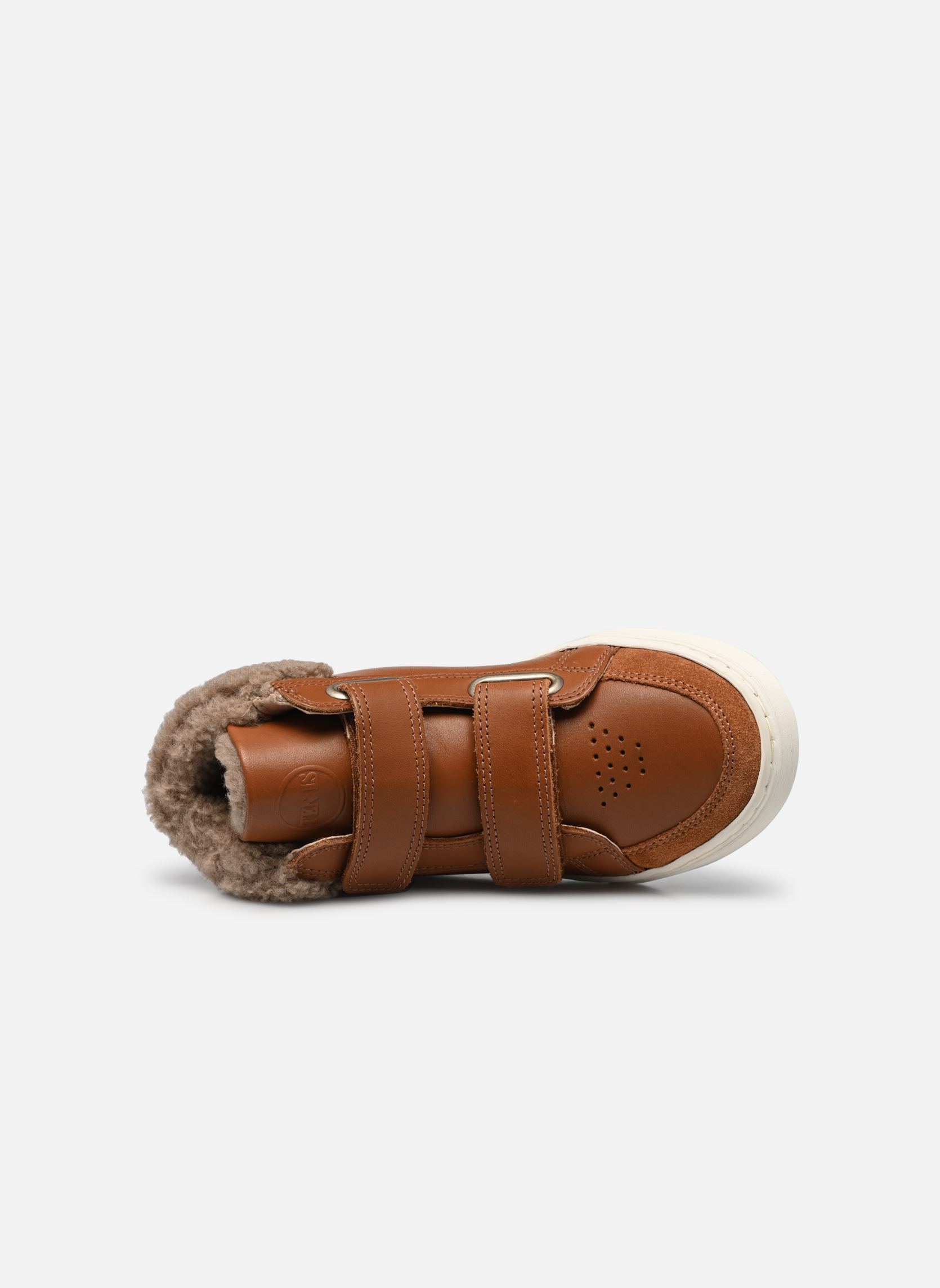 Baskets basses Ten Base Hi Fur garçon marron Ten IS Baskets basses Ten Base Hi Fur garçon marron CAMEL-BEIGE